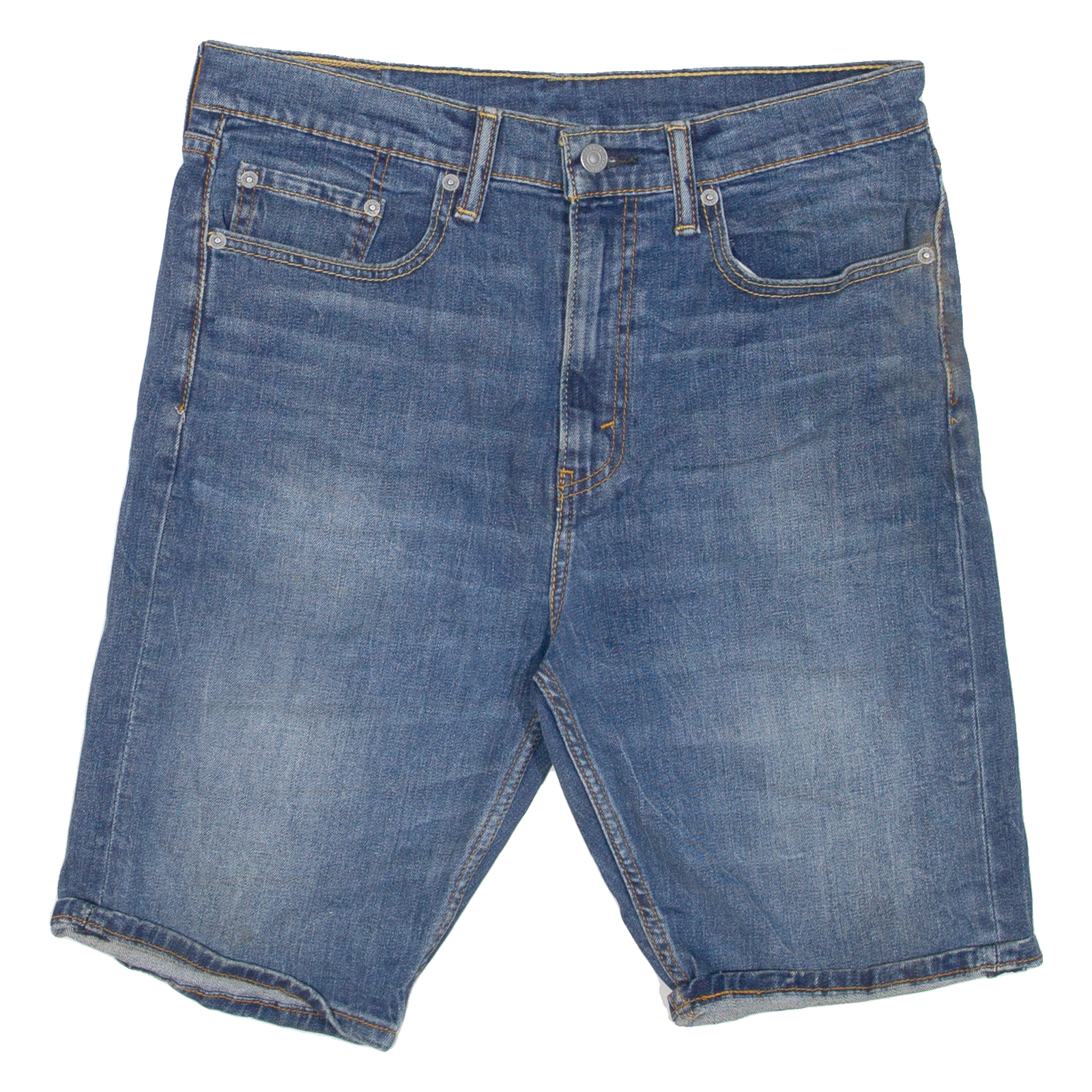 LEVI'S 522 Womens Denim Shorts Blue L W32 Refurbished - N/A refurbished available on Cerqular
