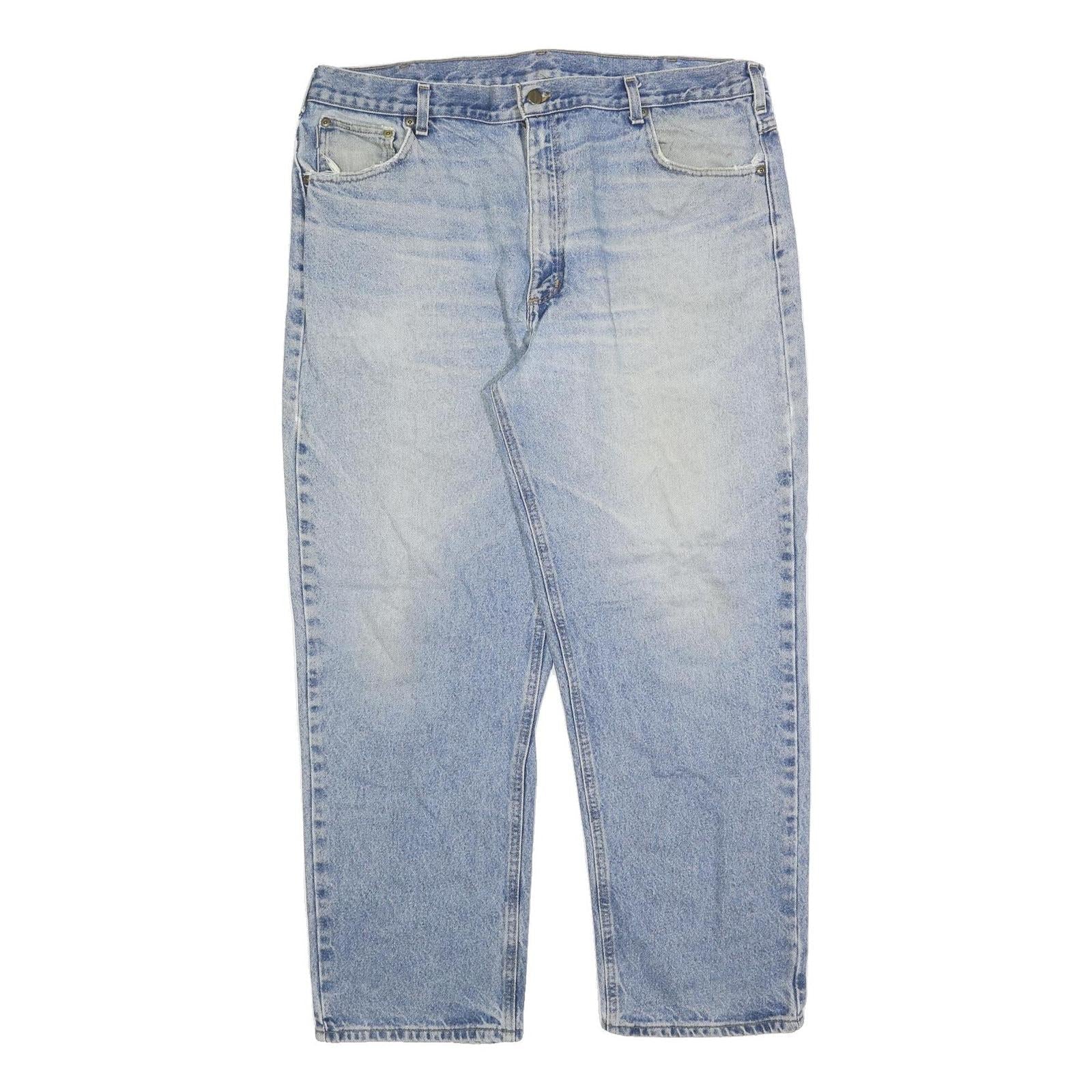 CARHARTT Mens Jeans Blue Relaxed Straight Denim Light W42 L30 Casual Workwear Refurbished - N/A refurbished available on Cerqular