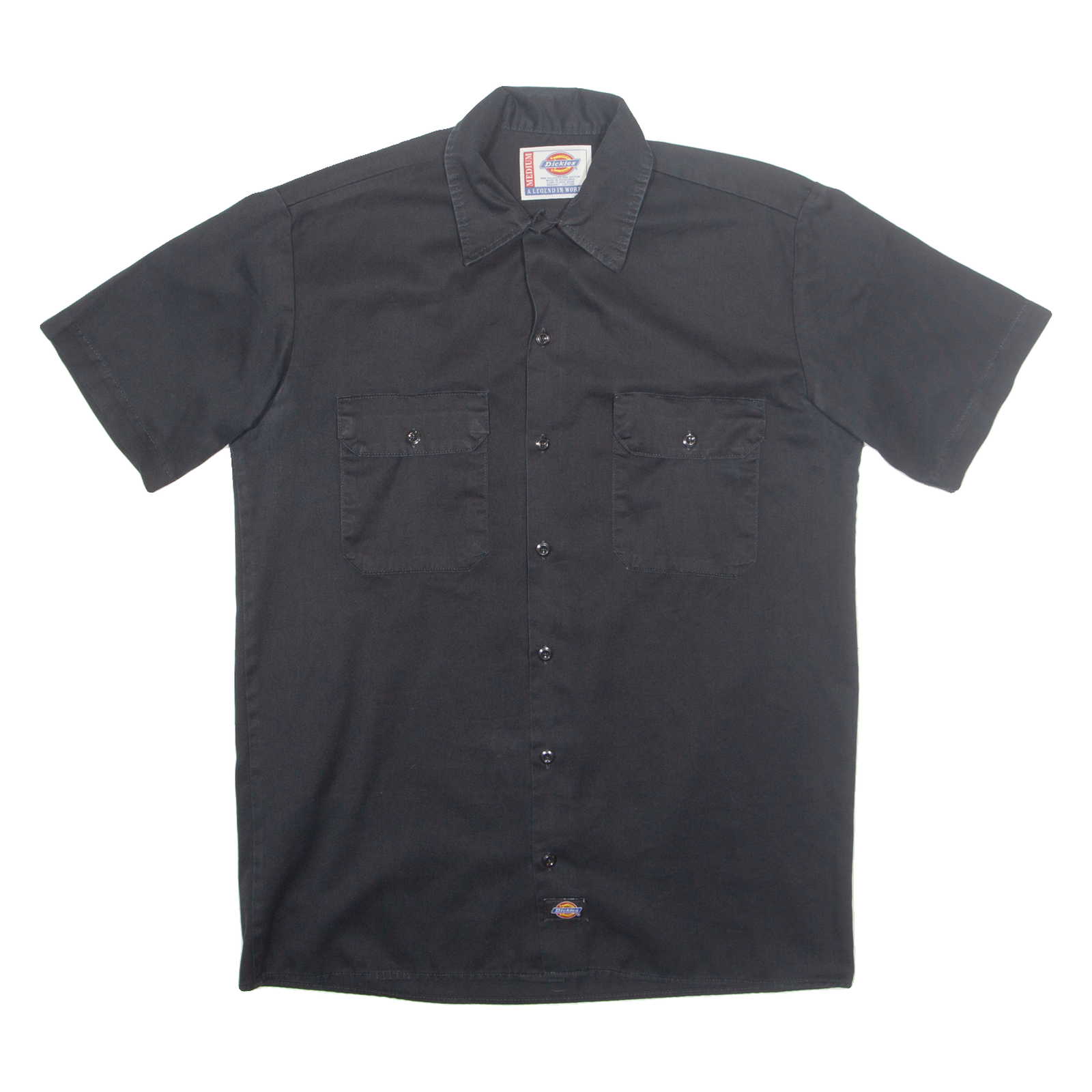 DICKIES Mens Worker Shirt Black M Refurbished - N/A refurbished available on Cerqular