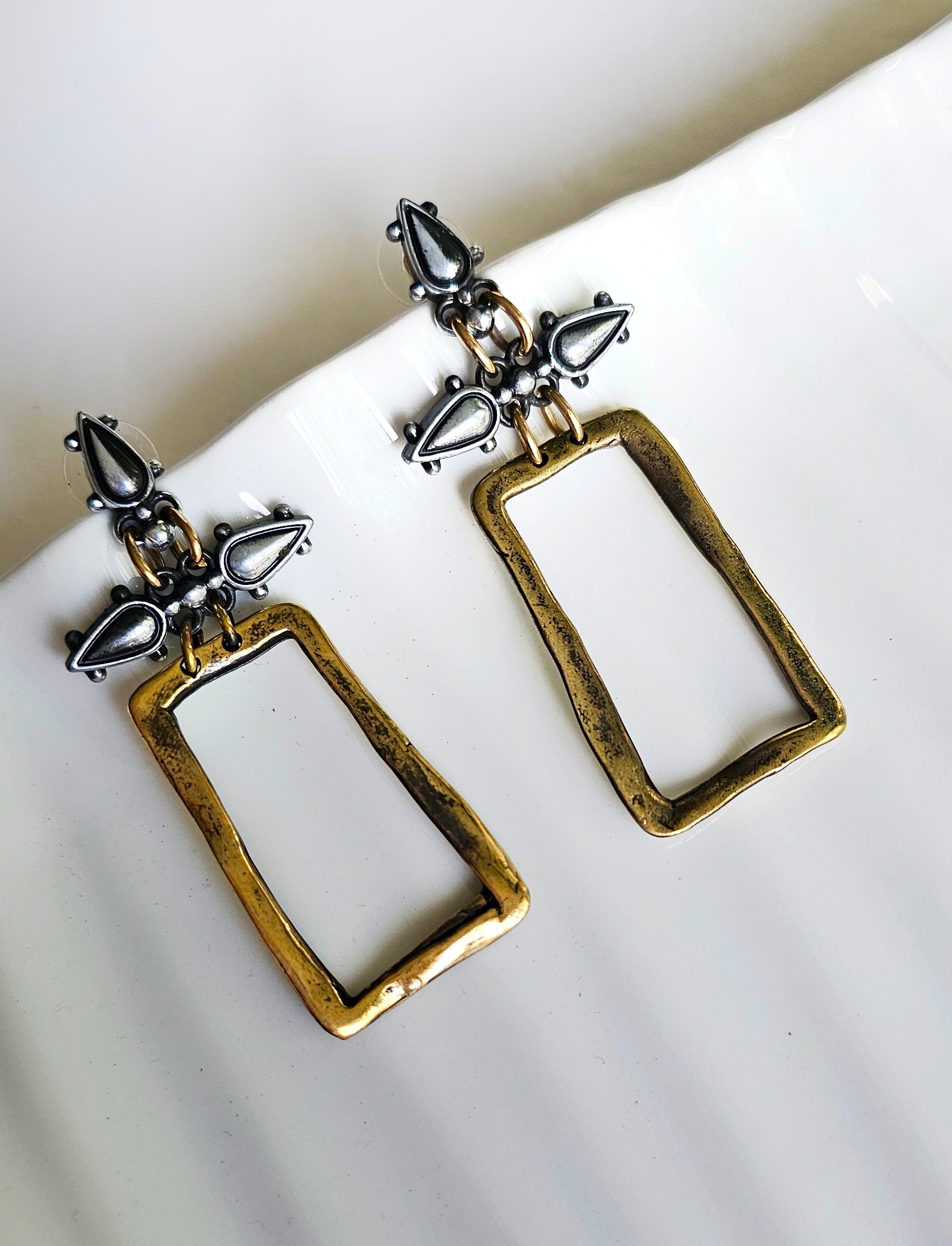 Sculpted Elegance Earrings Refurbished - Mavis by Herrera refurbished available on Cerqular