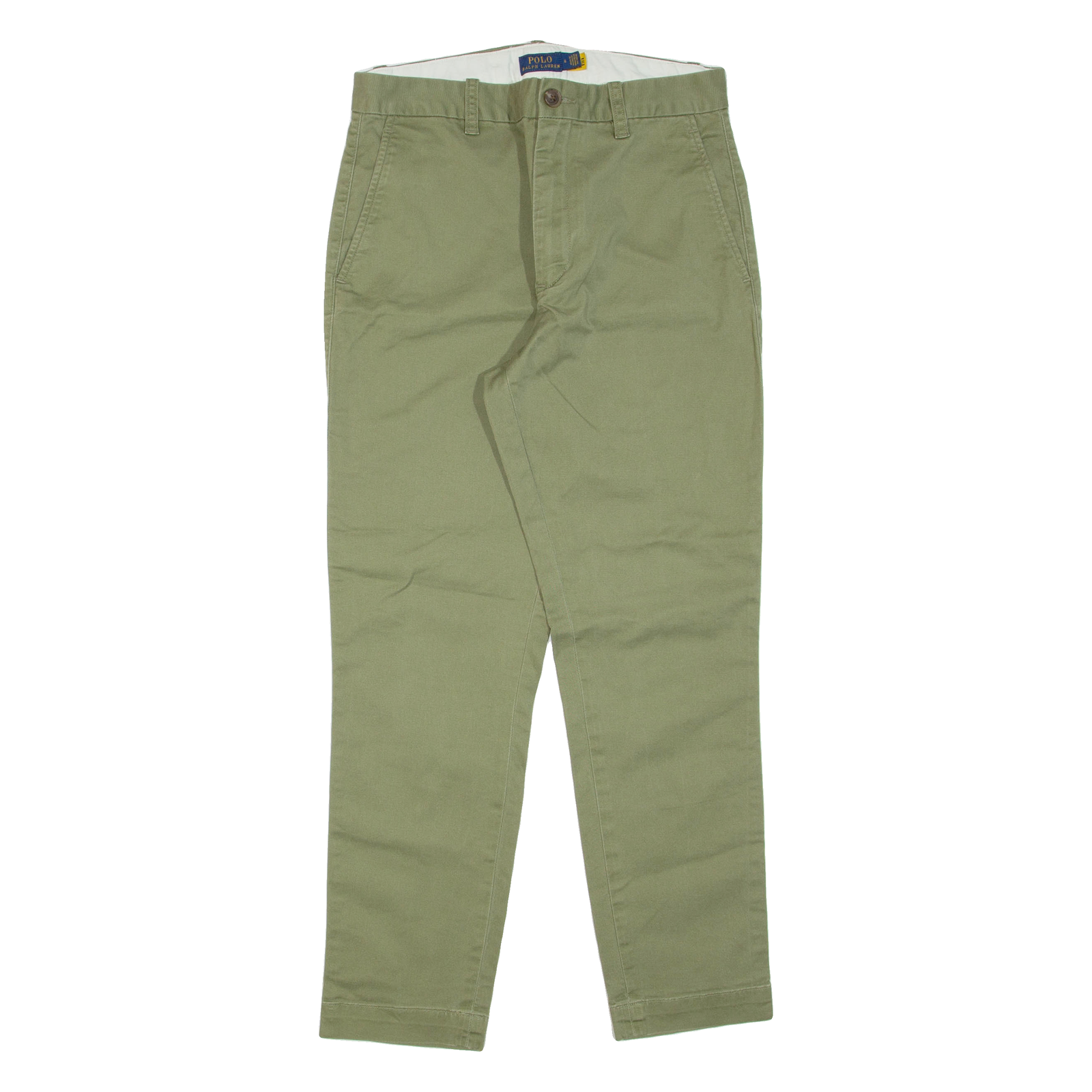 POLO RALPH LAUREN Womens Trousers Green Regular Tapered W28 L28 Refurbished - N/A refurbished available on Cerqular