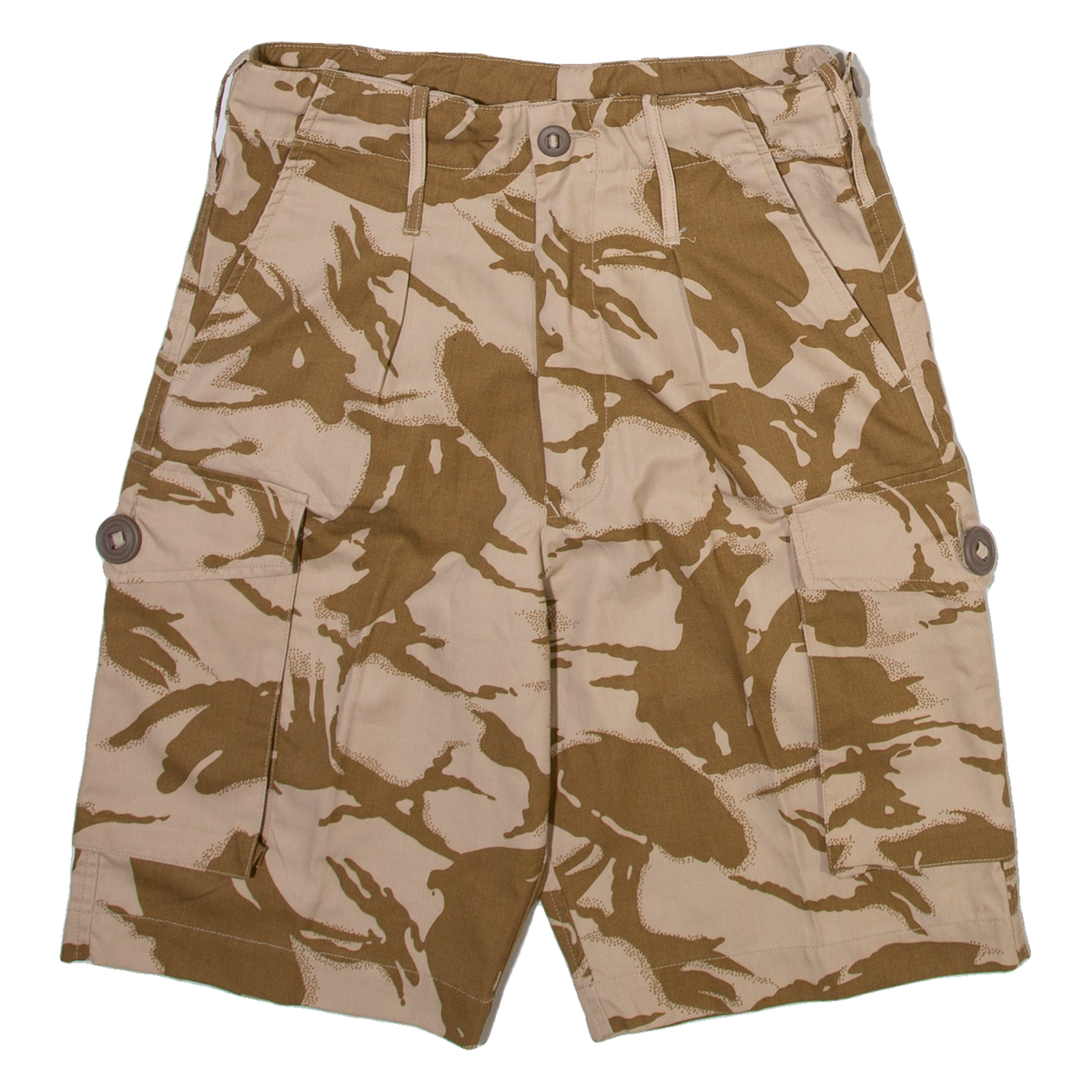 Mens Cargo Shorts Beige Relaxed Camouflage S W27 Refurbished - N/A refurbished available on Cerqular