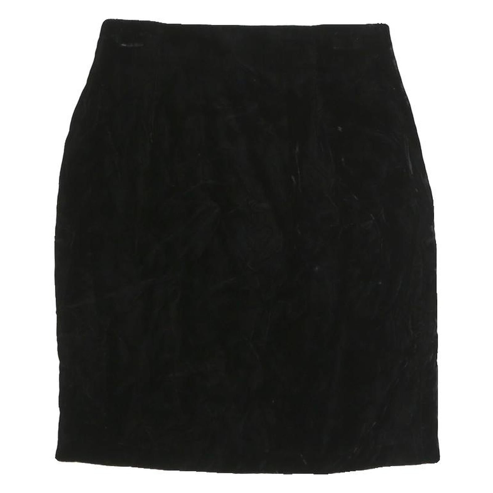CLINE - KOLAREK Womens Black Mini Polyester Blend Straight Skirt Size S Elegant Refurbished - N/A refurbished available on Cerqular