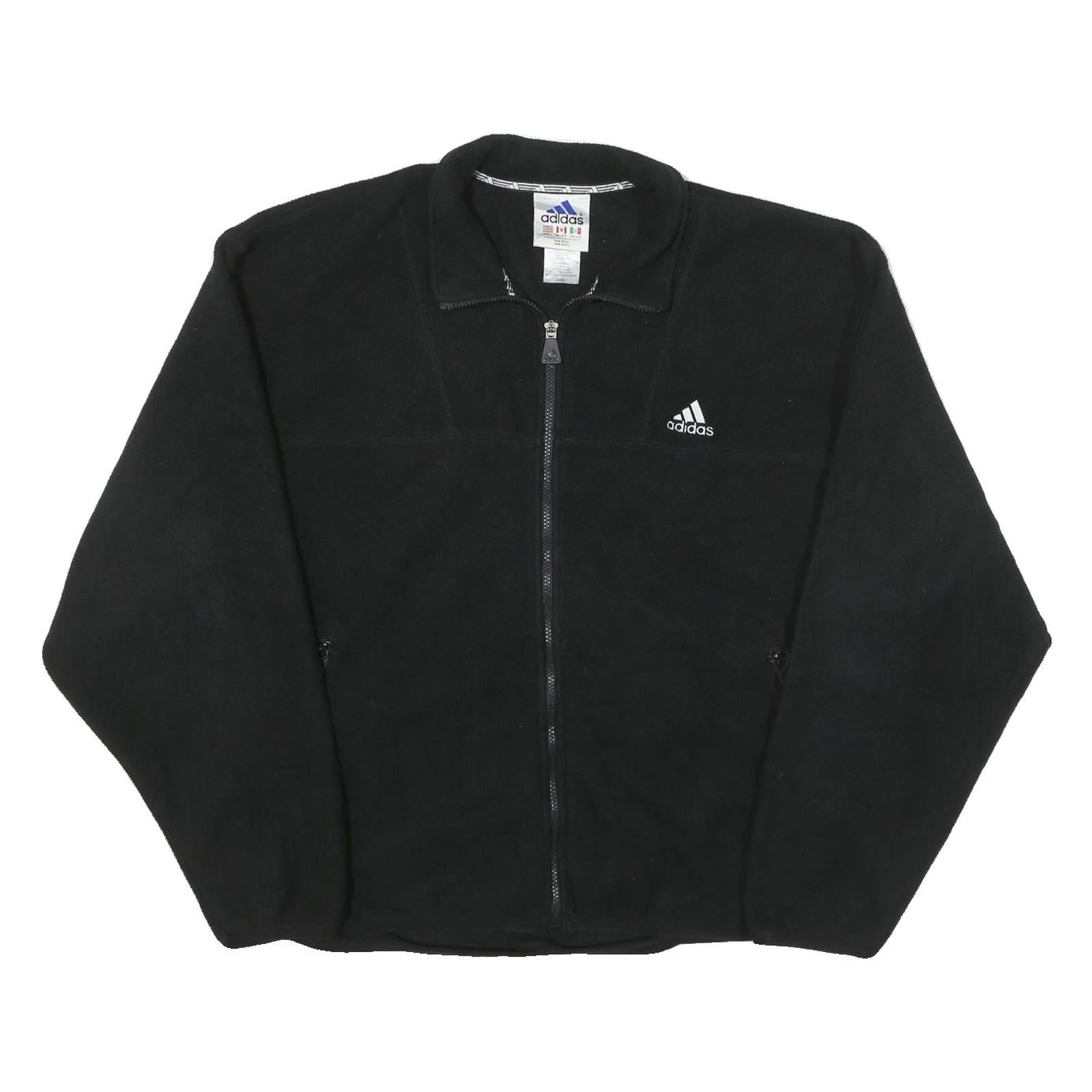 Buy ADIDAS Mens Black Polyester Blend Zip Up Jacket L Fleece Casual Sportswear Refurbished - $41.59 ADIDAS Mens Black Polyester Blend Zip Up Jacket L Fleece Casual Sportswear Refurbished - N/A refurbished available on Cerqular