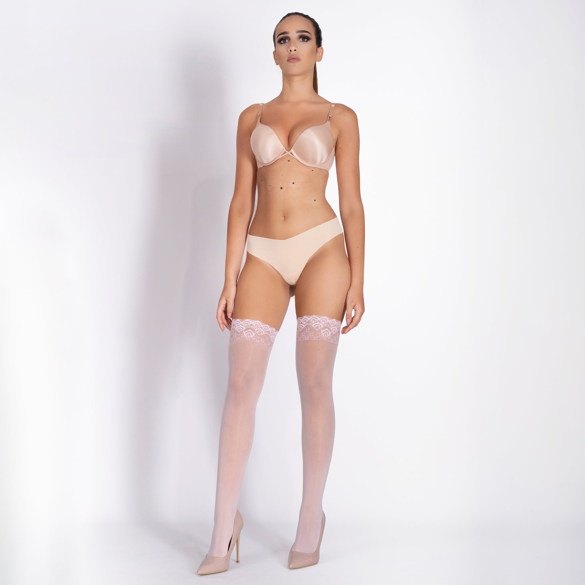 Buy LECHERY® LUSTROUS SILKY SHINY THIGH HIGHS • PINK | Size: L/XL | Color: Pink Refurbished - $26.99 LECHERY® LUSTROUS SILKY SHINY THIGH HIGHS • PINK | Size: L/XL | Color: Pink Refurbished - N/A refurbished available on Cerqular