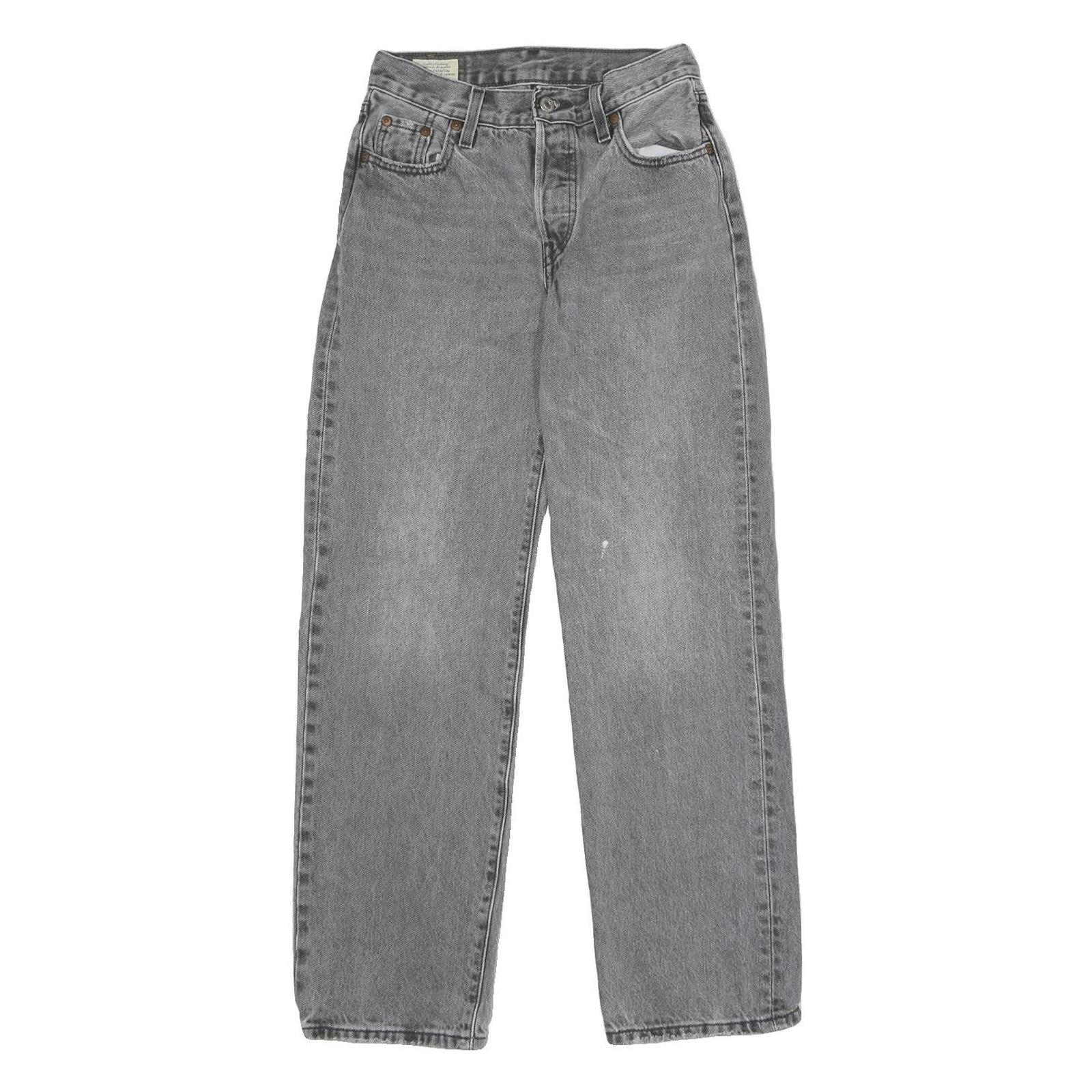 LEVI'S 501 Womens Jeans Classic Straight Denim Medium W23 L30 Button Closure Refurbished - N/A refurbished available on Cerqular