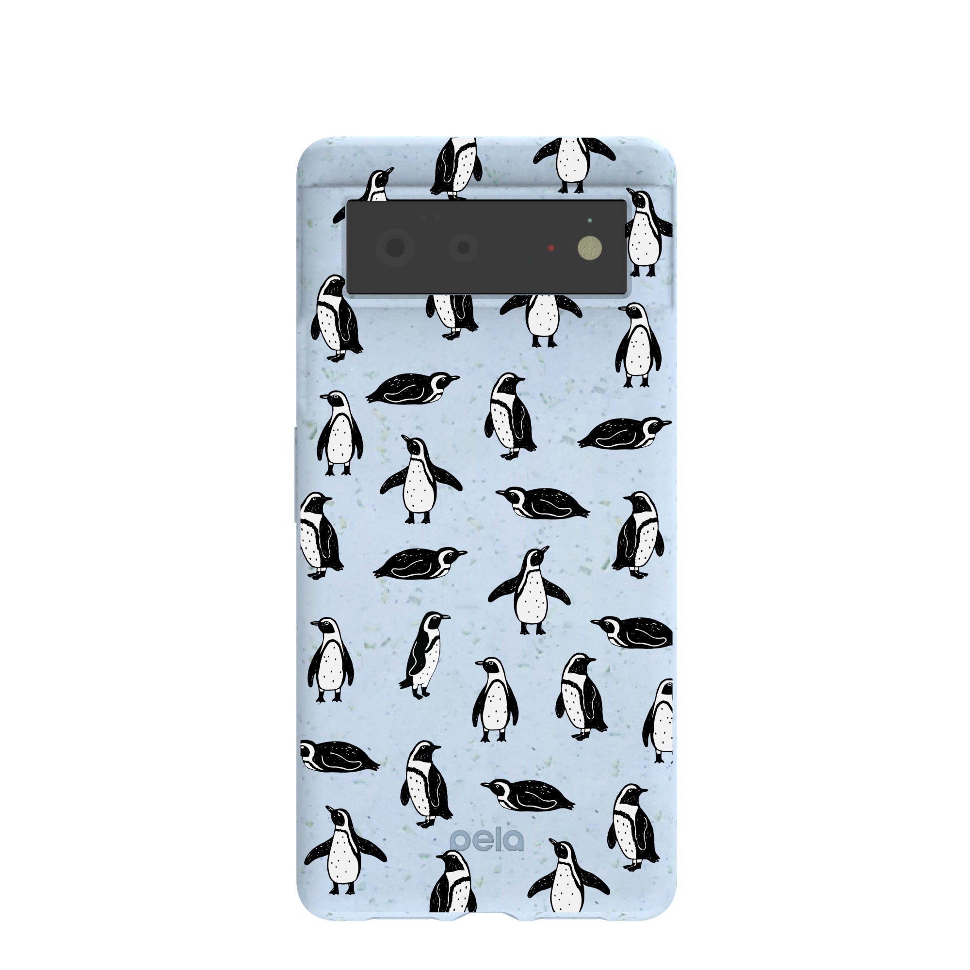 Powder Blue Waddles Google Pixel 6 Case Refurbished - Pela Case refurbished available on Cerqular