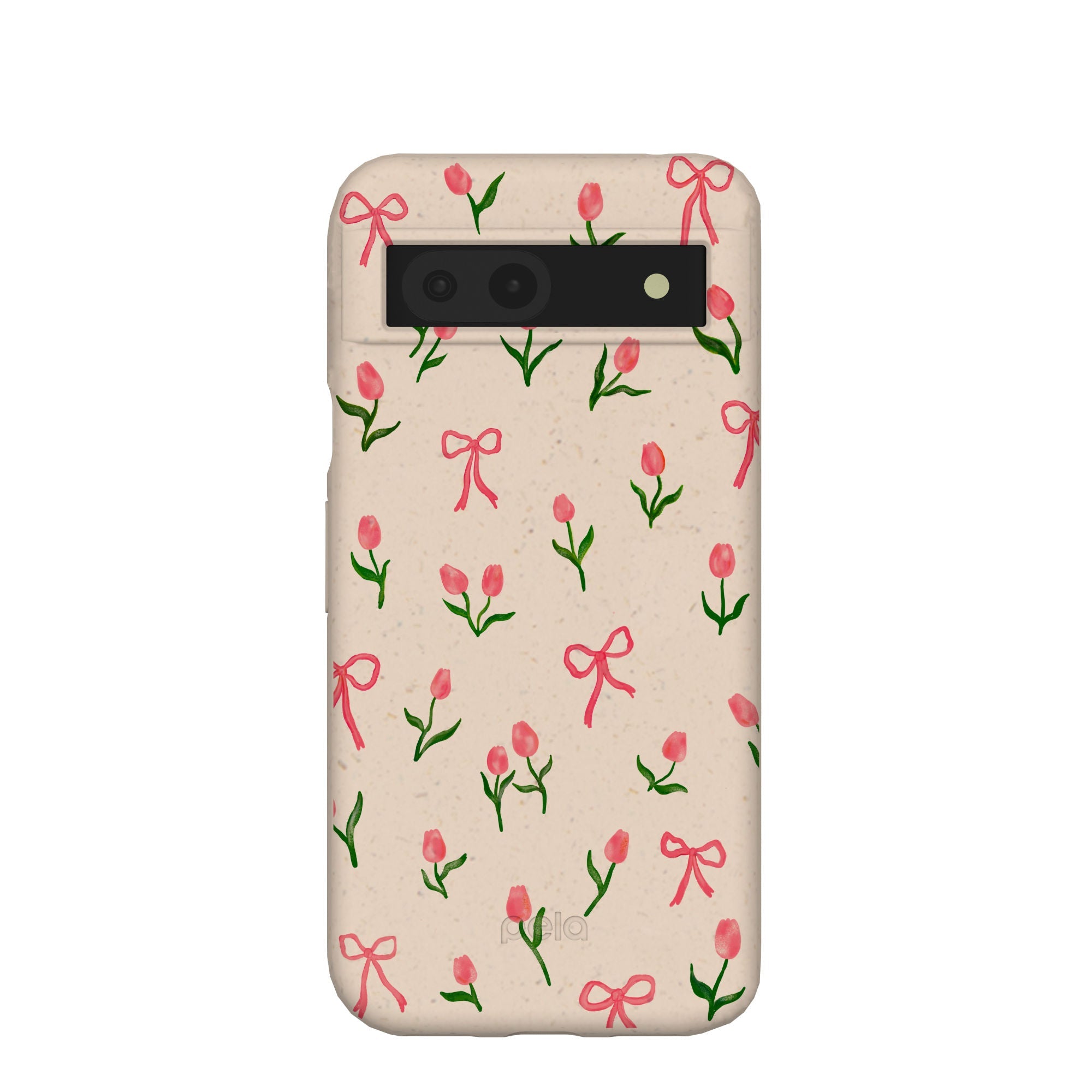 Seashell Tulip Bliss Google Pixel 8a Case Refurbished - Pela Case refurbished available on Cerqular