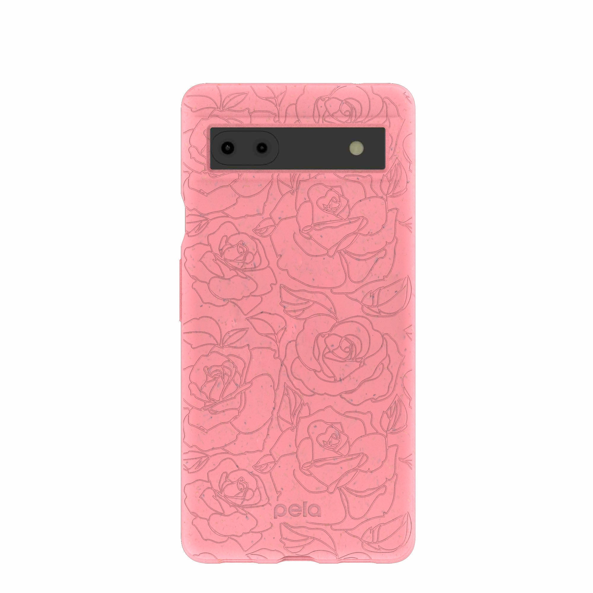 Bubblegum Pink Rosettes Google Pixel 6a Case Refurbished - Pela Case refurbished available on Cerqular