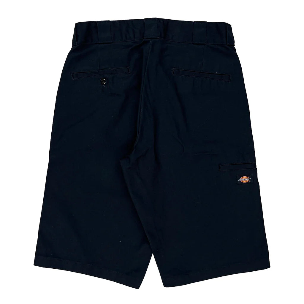Dickies Shorts - 30W 13L Navy Polyester Blend Refurbished - Thrifted (note: this is a term often used to describe second- refurbished available on Cerqular