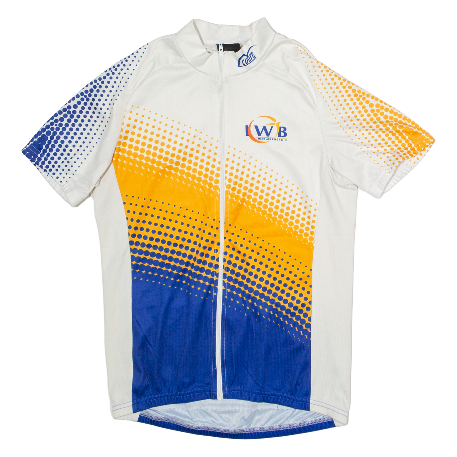 CUORE Full Zip Cycling Mens Jersey White High Neck XS Refurbished - N/A refurbished available on Cerqular