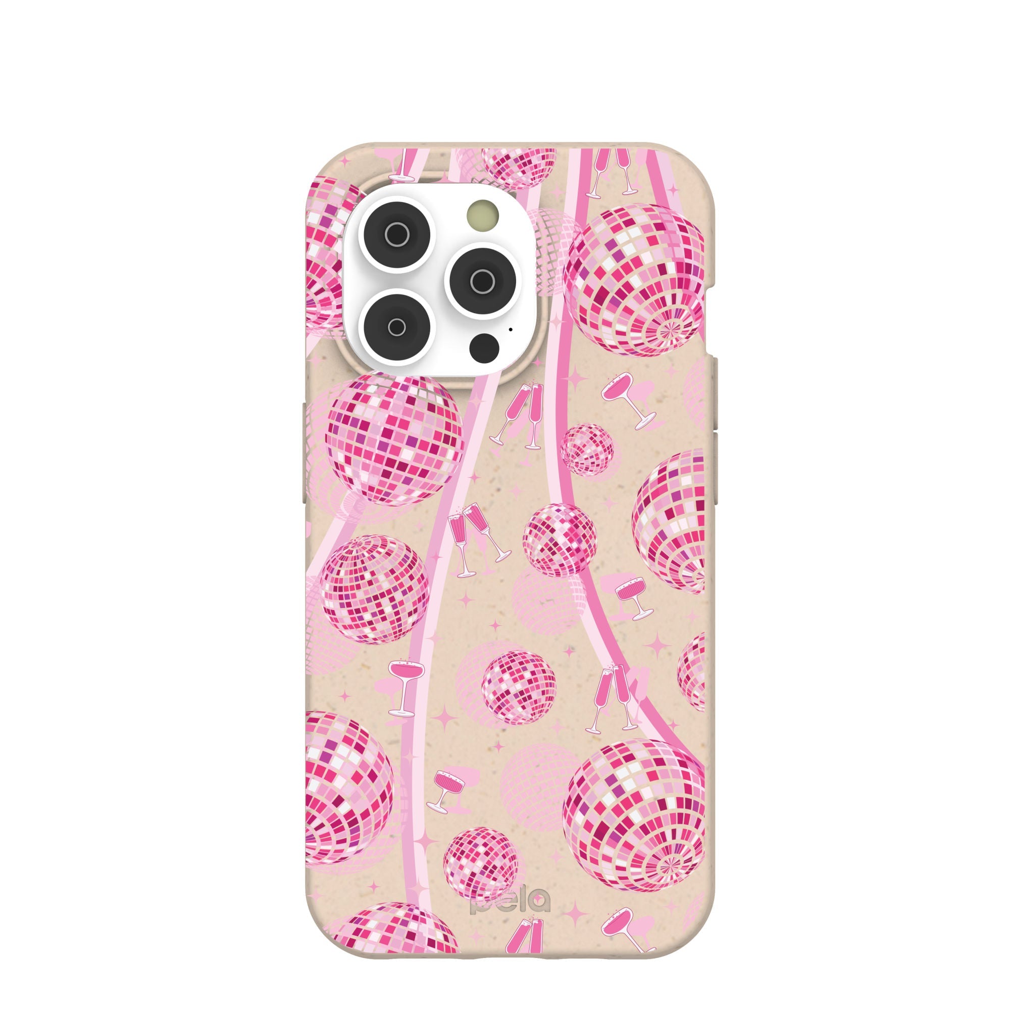 Seashell Dancing Lights iPhone 14 Pro Case Refurbished - Pela Case refurbished available on Cerqular