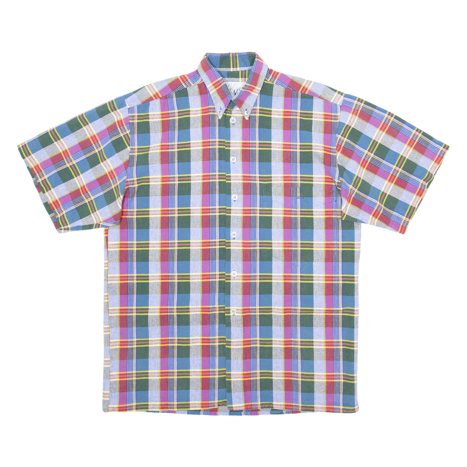 BLUE PALACE Mens Shirt Blue Check Long Sleeve S Refurbished - N/A refurbished available on Cerqular