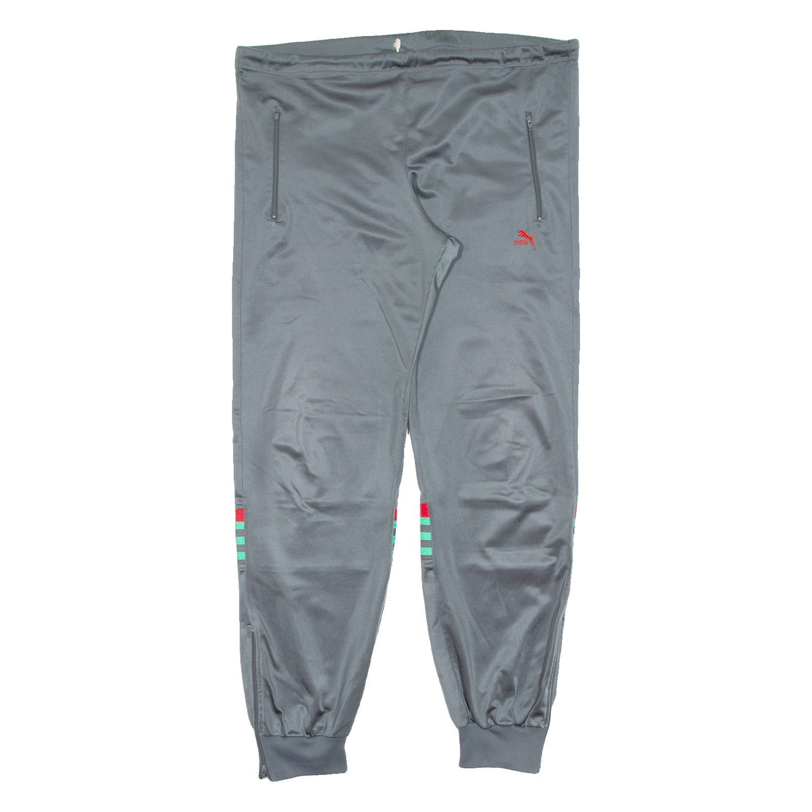 Buy PUMA Mens Track Pants Grey Tapered XL W38 L31 Refurbished - $14.03 PUMA Mens Track Pants Grey Tapered XL W38 L31 Refurbished - N/A refurbished available on Cerqular