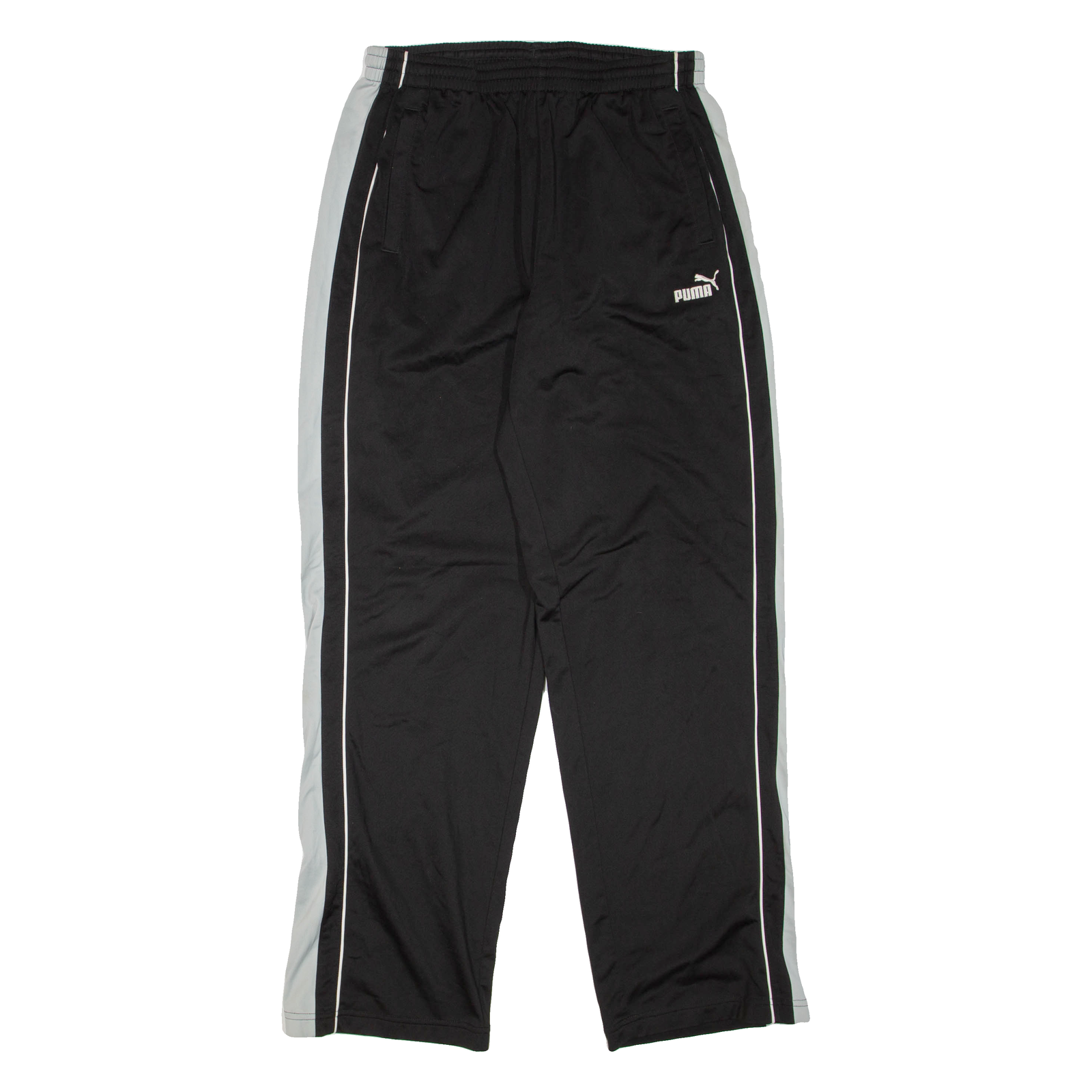 PUMA Mens Track Pants Black Straight M W30 L32 Refurbished - N/A refurbished available on Cerqular