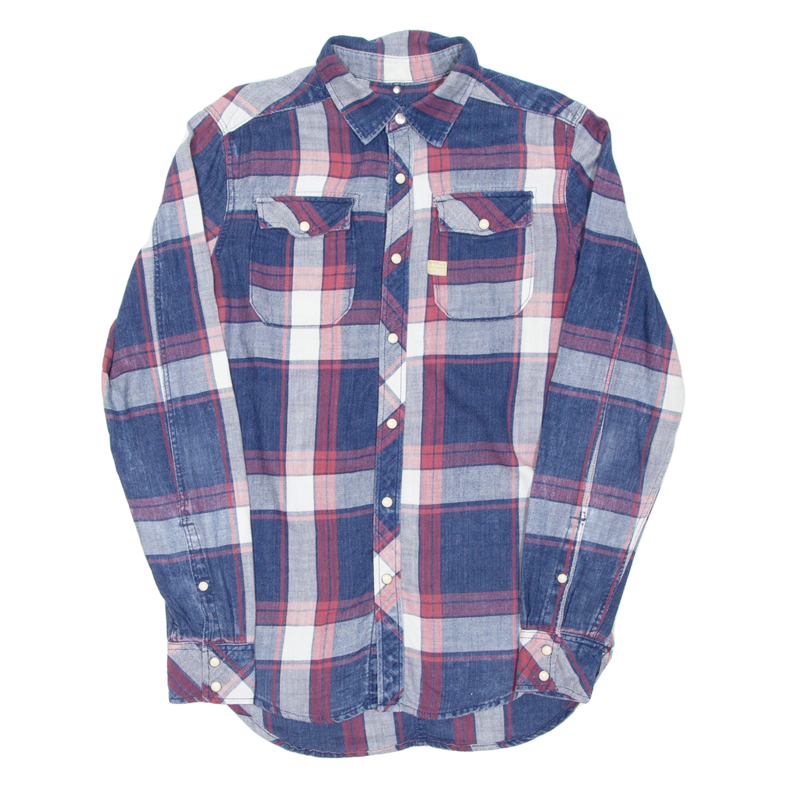 G-STAR RAW Mens Shirt Red Check Long Sleeve S Refurbished - N/A refurbished available on Cerqular