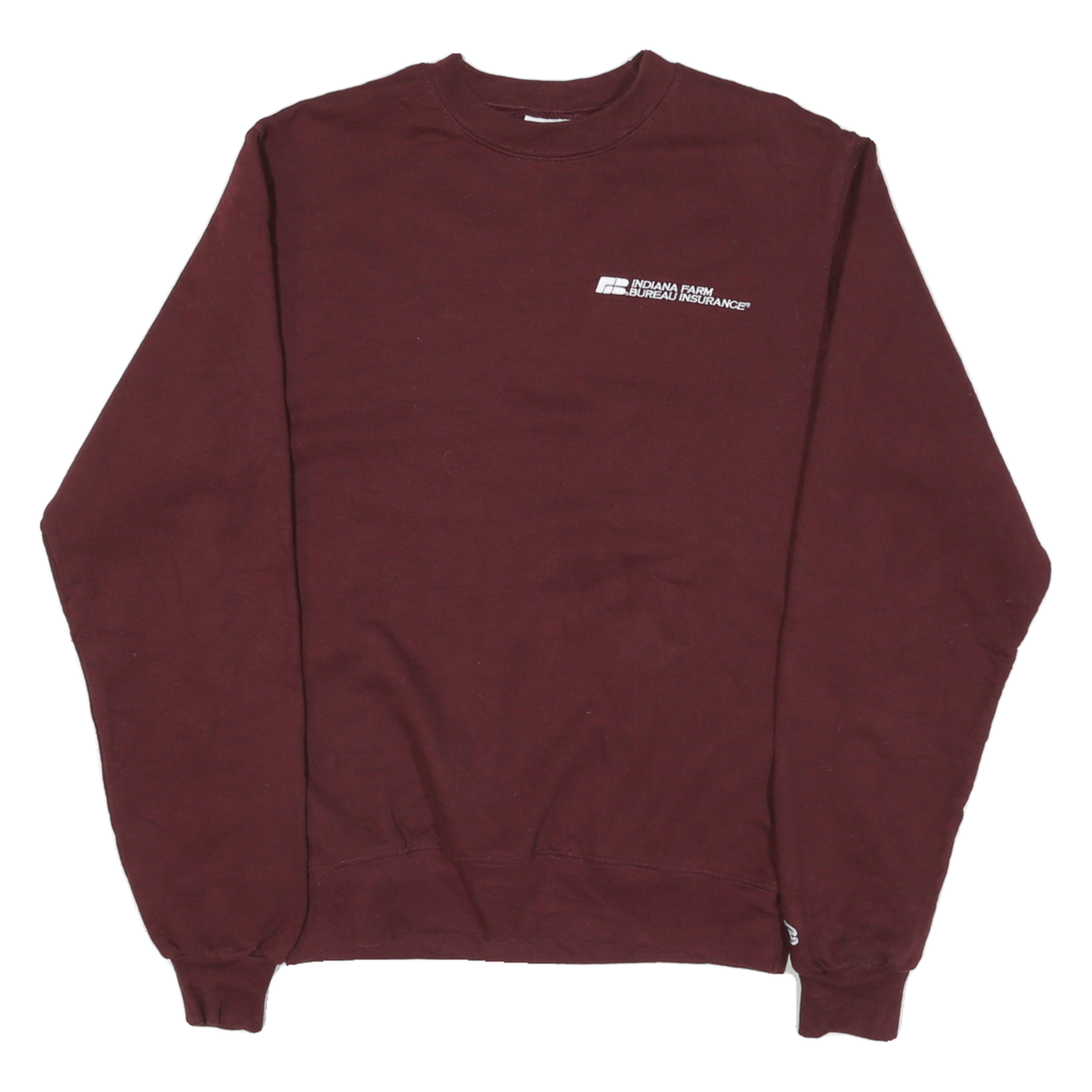 CHAMPION Mens Maroon Indiana Farm Bureau Insurance Crew Neck S Cotton Blend Refurbished - N/A refurbished available on Cerqular