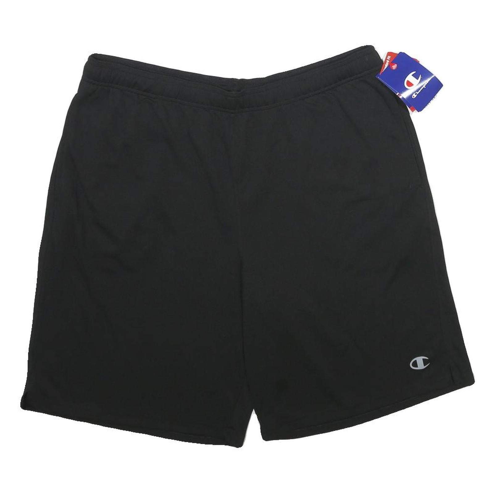 CHAMPION Mens Shorts Black XL W34 Casual Polyester Sports Logo Activewear Refurbished - N/A refurbished available on Cerqular