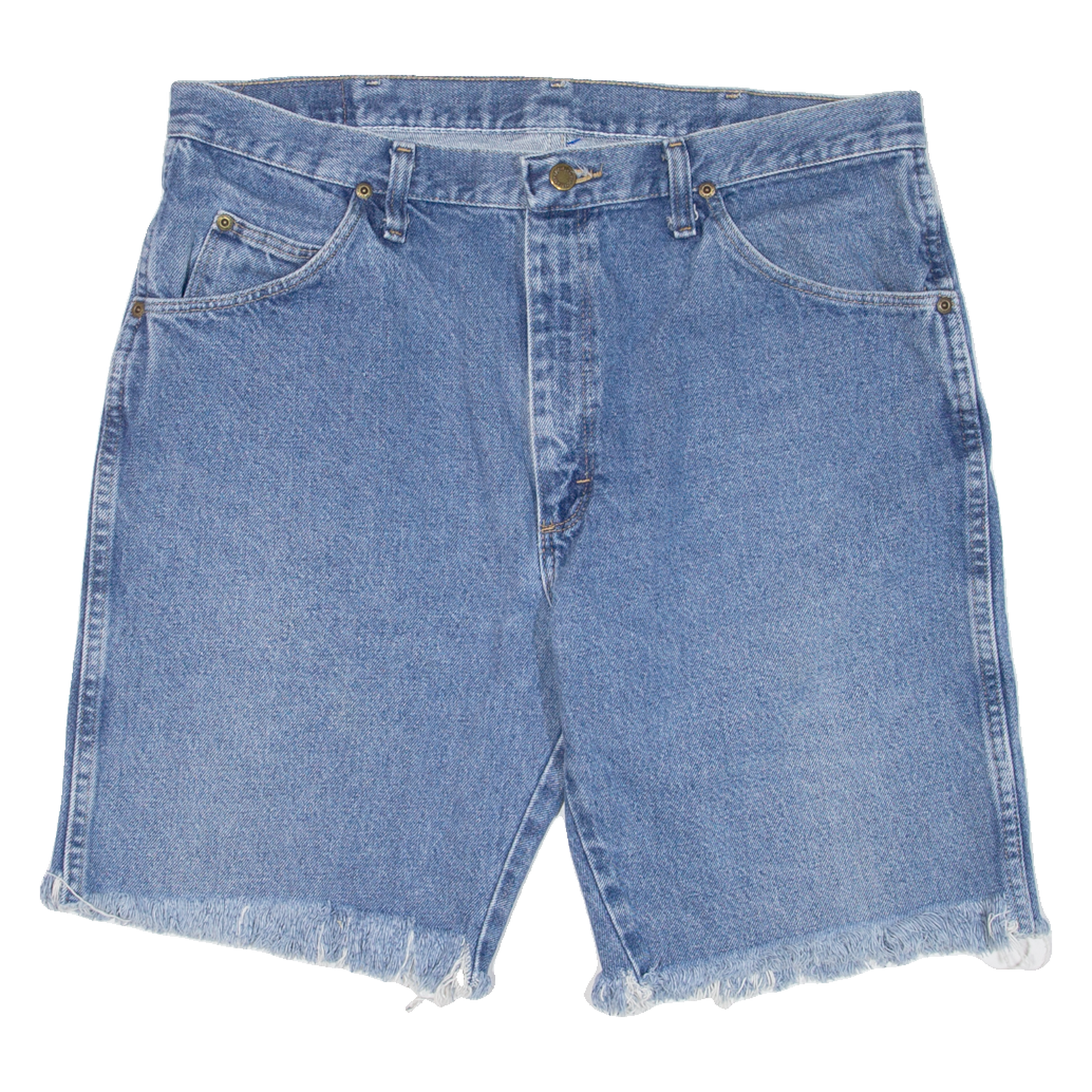 WRANGLER Mens Jorts Shorts Blue L W36 Refurbished - N/A refurbished available on Cerqular