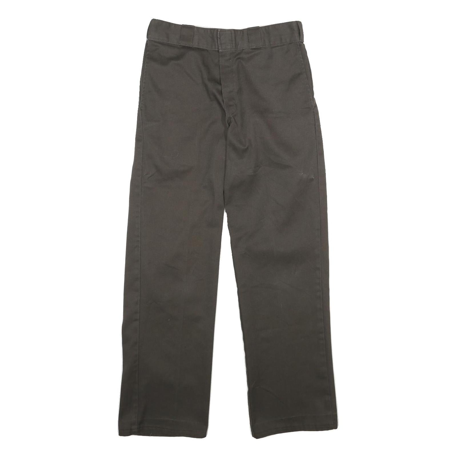DICKIES Mens Polyester Blend Black Classic Straight Trousers W29 L32 Workwear Refurbished - N/A refurbished available on Cerqular