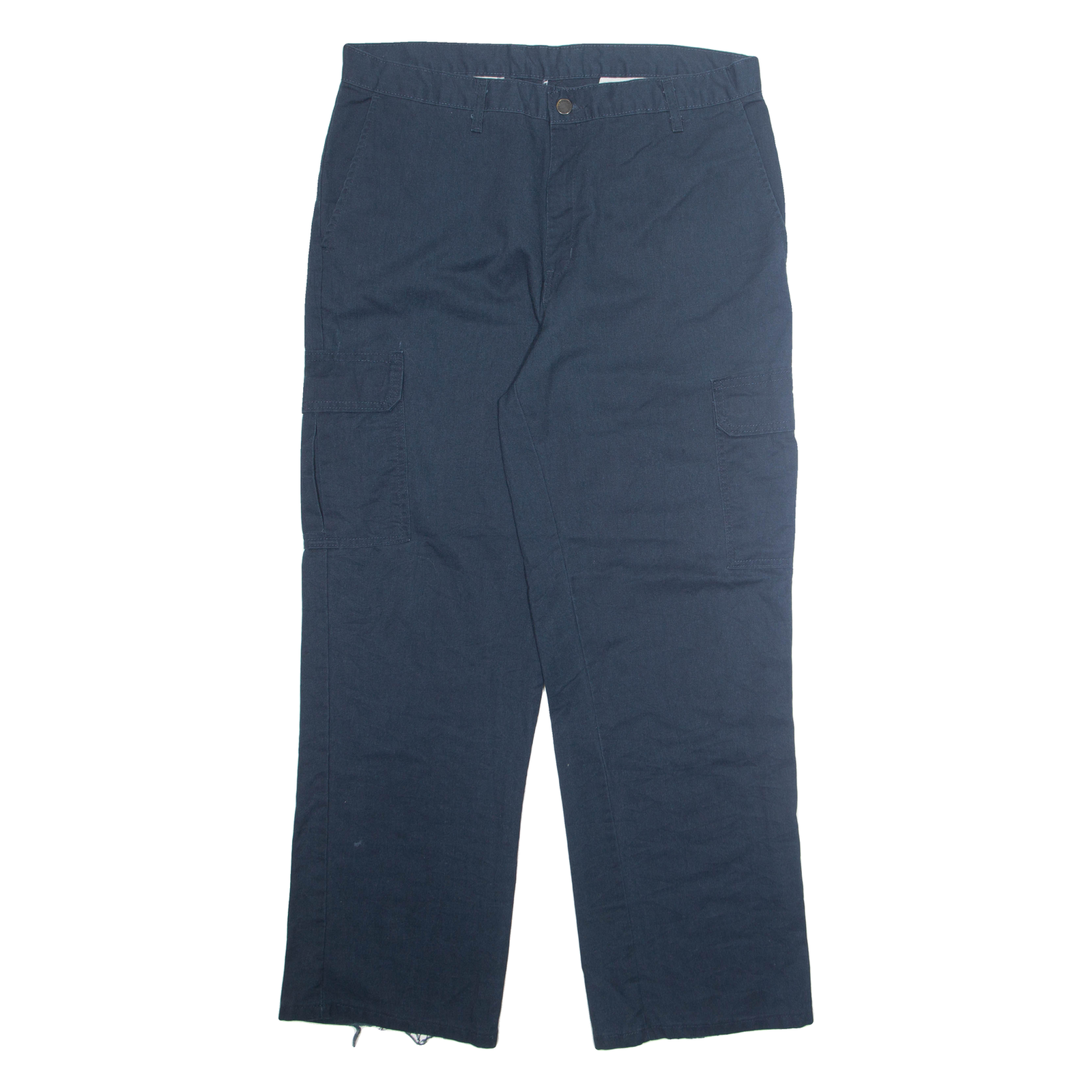 DICKIES Cargo Mens Trousers Blue Regular Straight W36 L31 Refurbished - N/A refurbished available on Cerqular