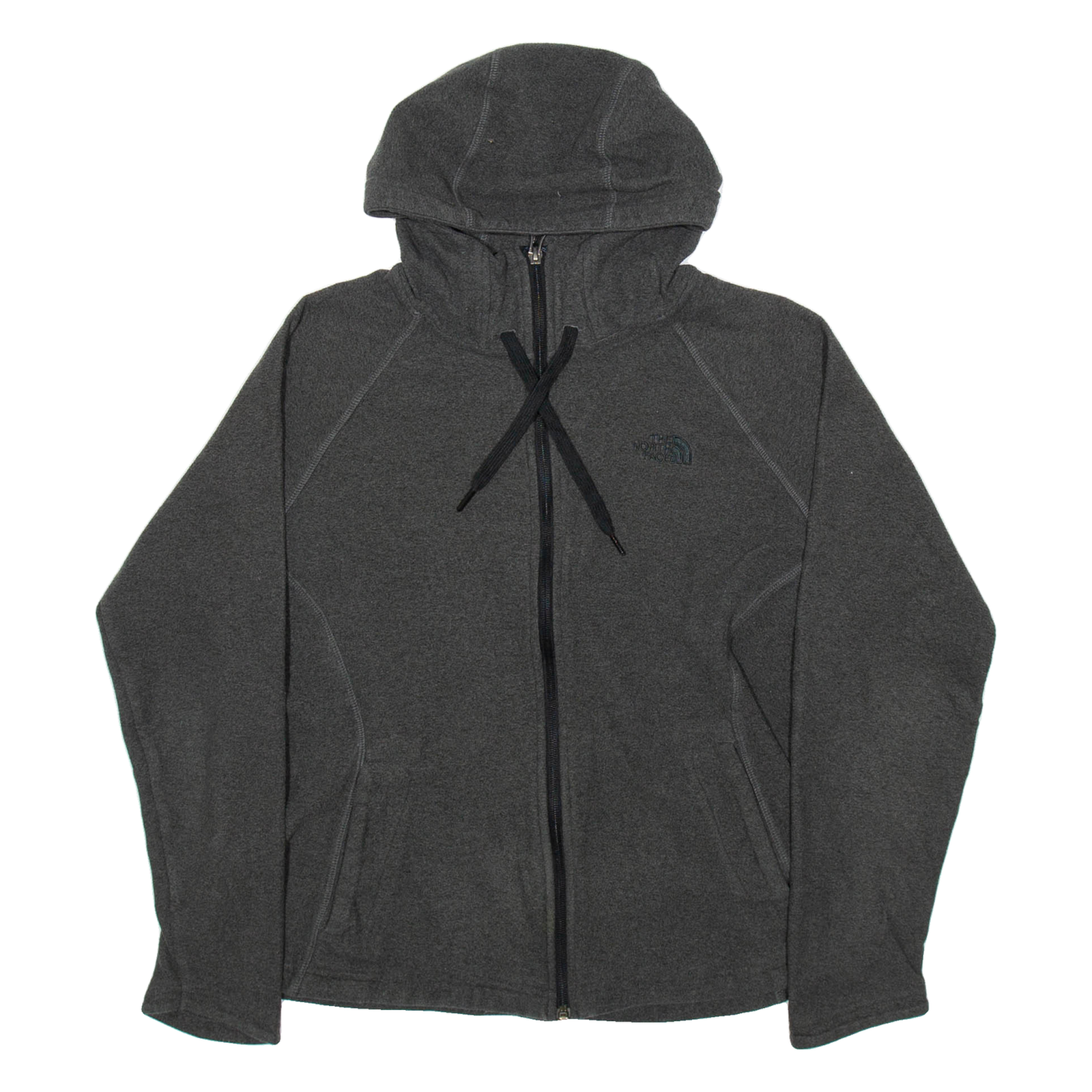 THE NORTH FACE Womens Fleece Jacket Grey L Refurbished - N/A refurbished available on Cerqular