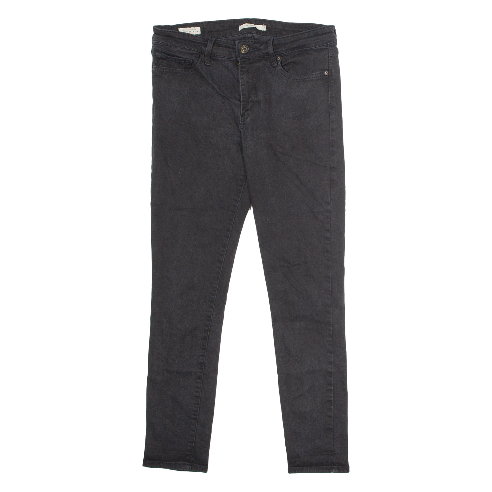 LEVI'S 711 Womens Jeans Black Regular Skinny W29 L28 Refurbished - N/A refurbished available on Cerqular