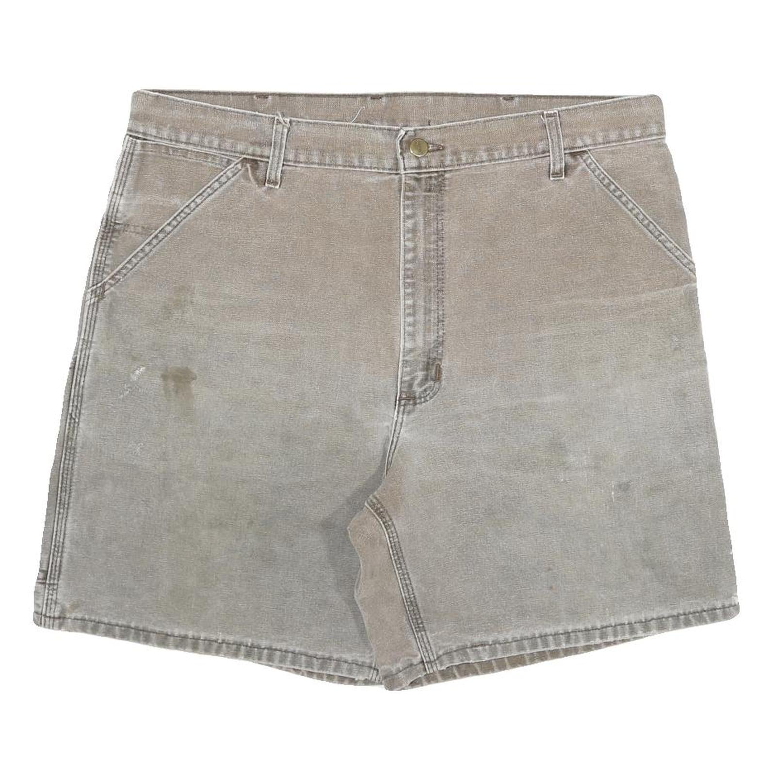 CARHARTT Mens Shorts Beige Casual Cotton Blend 2XL W36 Workwear Durable Style Refurbished - N/A refurbished available on Cerqular