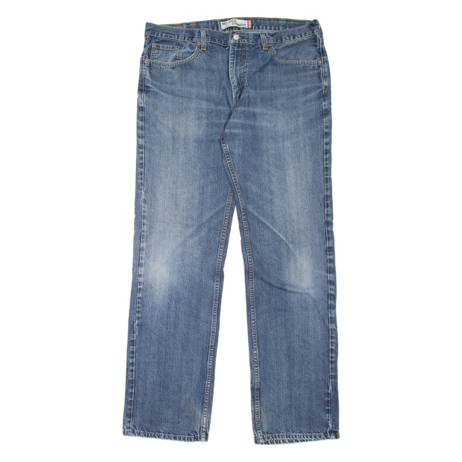 LEVI'S 559 Jeans Mens Blue Relaxed Straight Stone Wash W36 L35 Refurbished - N/A refurbished available on Cerqular