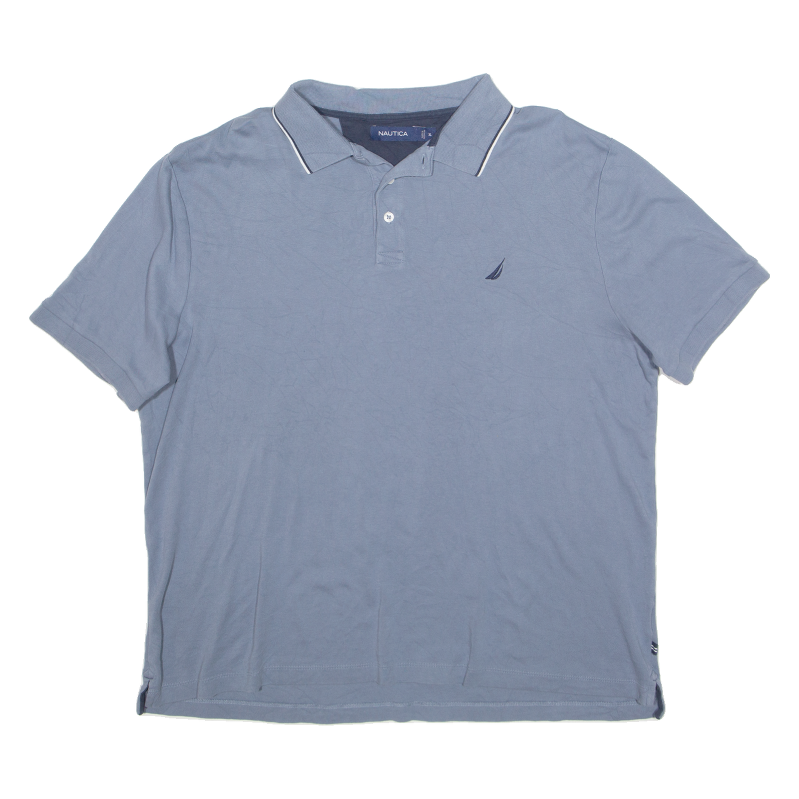 NAUTICA Mens Polo Shirt Blue XL Refurbished - N/A refurbished available on Cerqular