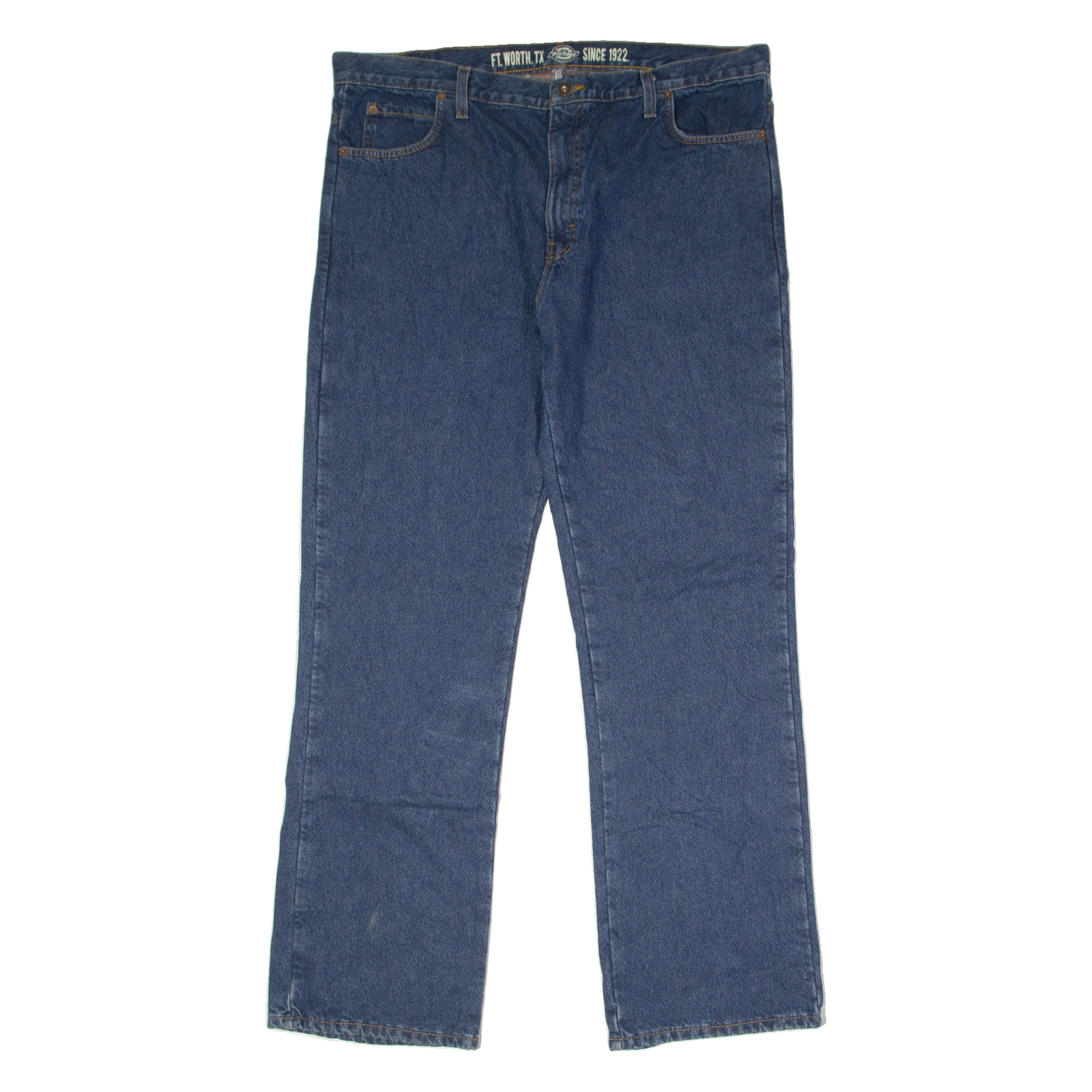 DICKIES Workwear Mens Jeans Blue Relaxed Straight Raw W40 L32 Refurbished - N/A refurbished available on Cerqular