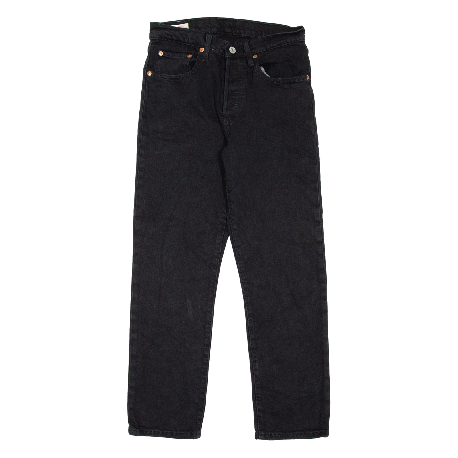 LEVI'S 501 BIG E Jeans Womens Black Regular Straight W26 L26 Refurbished - N/A refurbished available on Cerqular