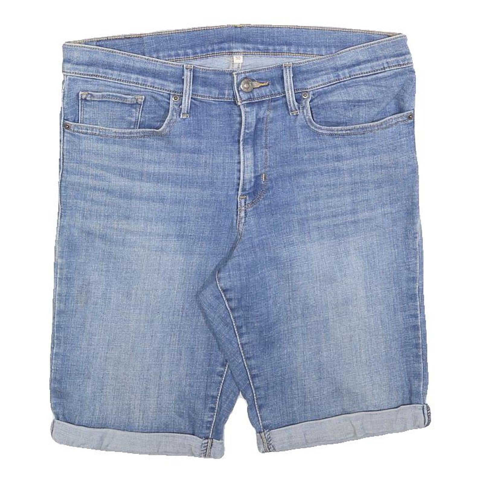 Buy LEVI'S Womens Blue Denim Casual Shorts M W30 Rolled Hem Classic Fit Refurbished - $25.99 LEVI'S Womens Blue Denim Casual Shorts M W30 Rolled Hem Classic Fit Refurbished - N/A refurbished available on Cerqular