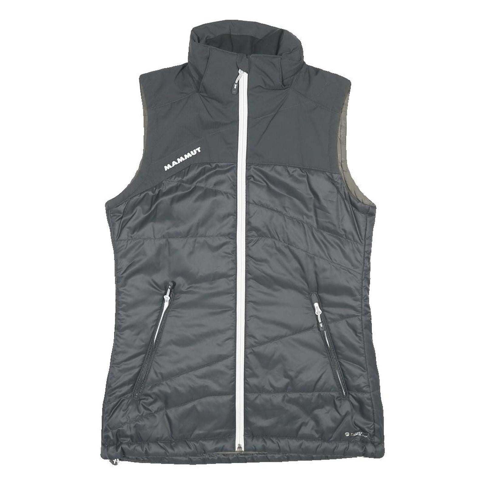 MAMMUT Womens Black Jacket S Polyester Blend Plain Lightweight Zip Outdoor Vest Refurbished - N/A refurbished available on Cerqular