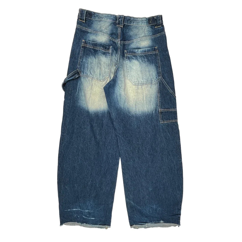 Unbranded Carpenter Jeans - 34W 28L Light Wash Denim Refurbished - Thrifted (note: this is a term often used to describe second- refurbished available on Cerqular