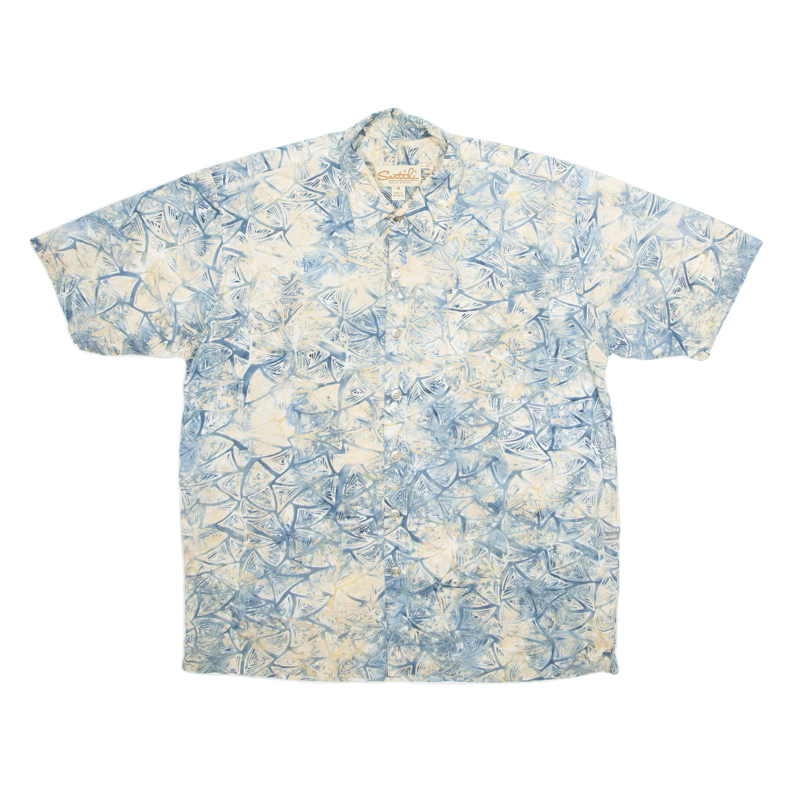 Buy SANTICKS Mens Shirt Blue Crazy Pattern M Refurbished - $10.91 SANTICKS Mens Shirt Blue Crazy Pattern M Refurbished - N/A refurbished available on Cerqular