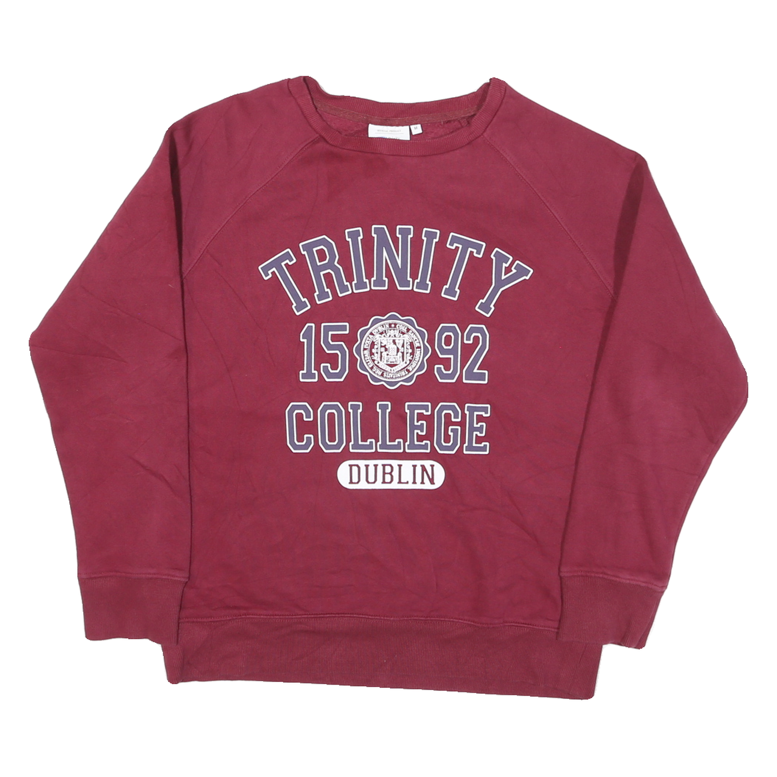 Buy TRINITY COLLEGE DUBLIN Mens Maroon Crew Neck M Cotton Blend Sweatshirt Refurbished - $22.09 TRINITY COLLEGE DUBLIN Mens Maroon Crew Neck M Cotton Blend Sweatshirt Refurbished - N/A refurbished available on Cerqular