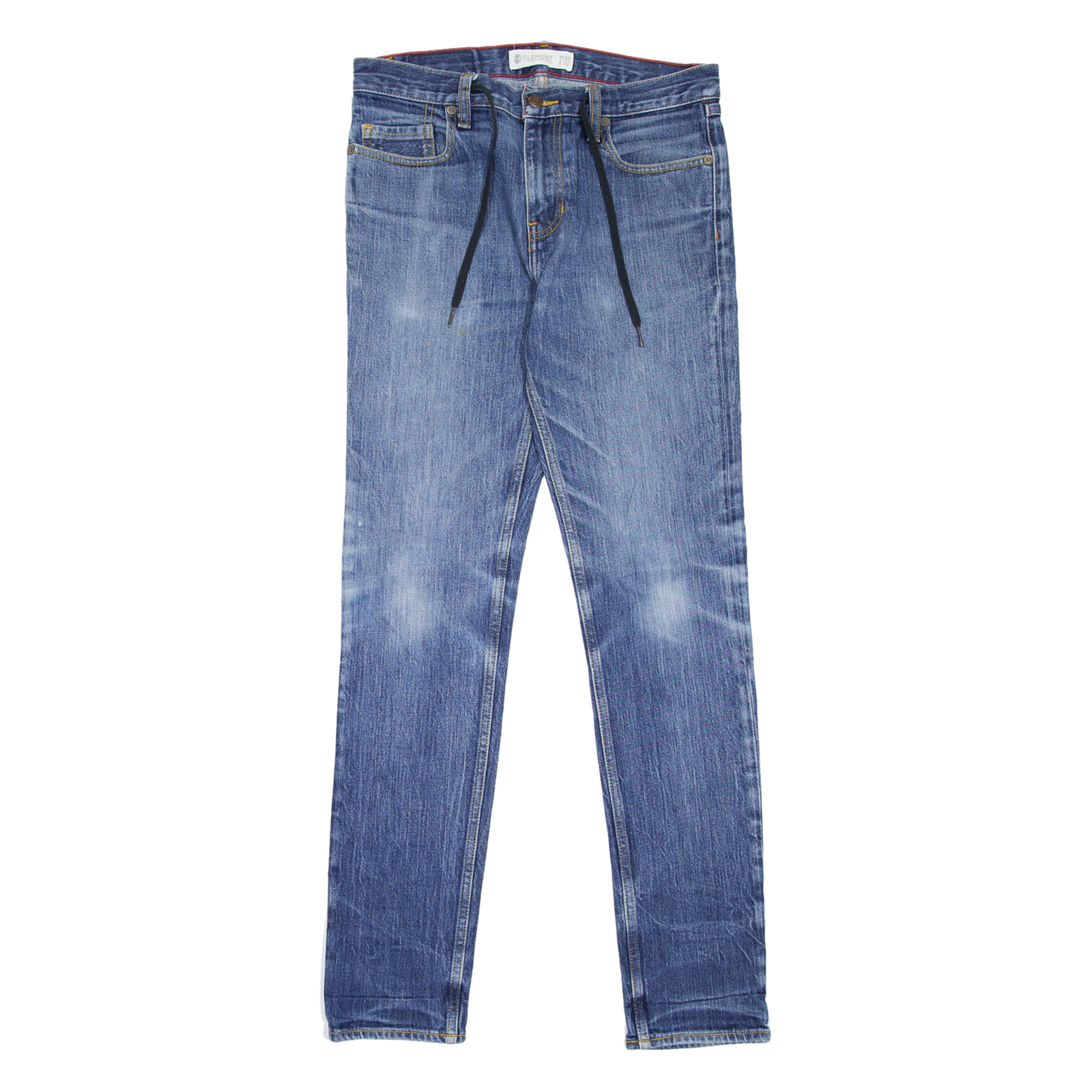 ELEMENT Mens Jeans Blue Slim Skinny Stone Wash W30 L32 Refurbished - N/A refurbished available on Cerqular