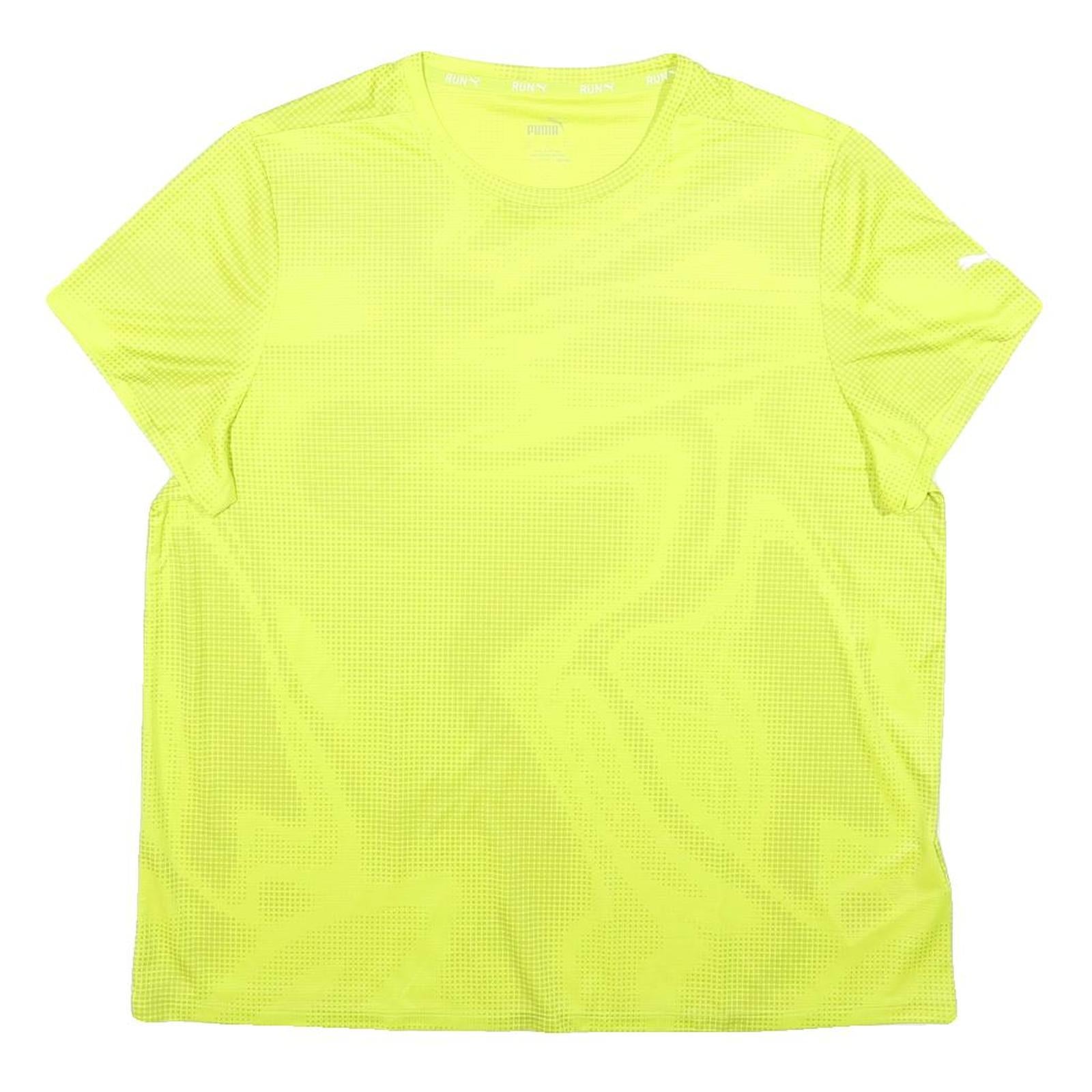 PUMA Mens Yellow Graphic T-Shirt XL Short Sleeve Crew Neck Lightweight Refurbished - N/A refurbished available on Cerqular
