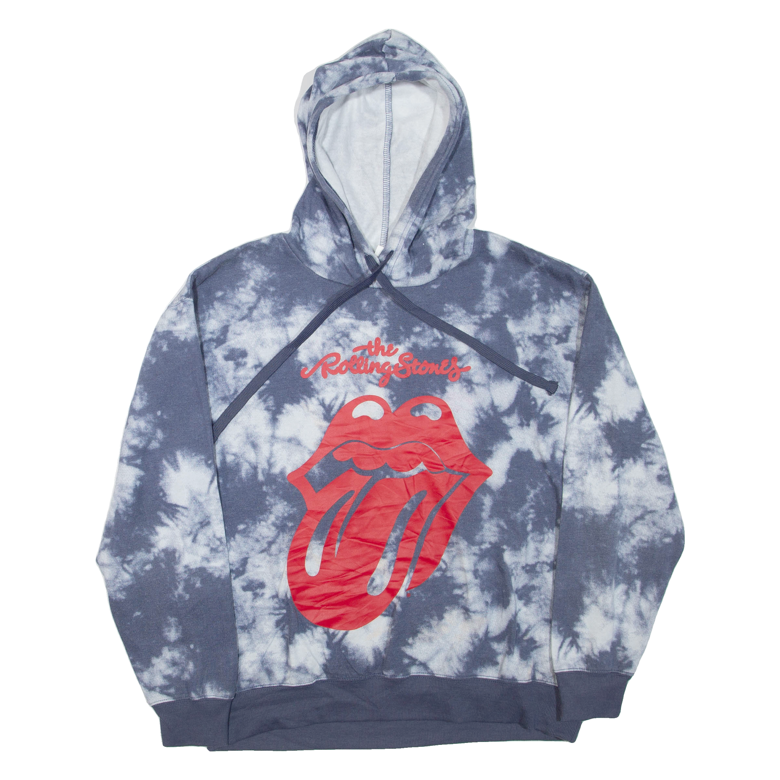 The Rolling Stones Mens Blue Hoodie L Refurbished - N/A refurbished available on Cerqular