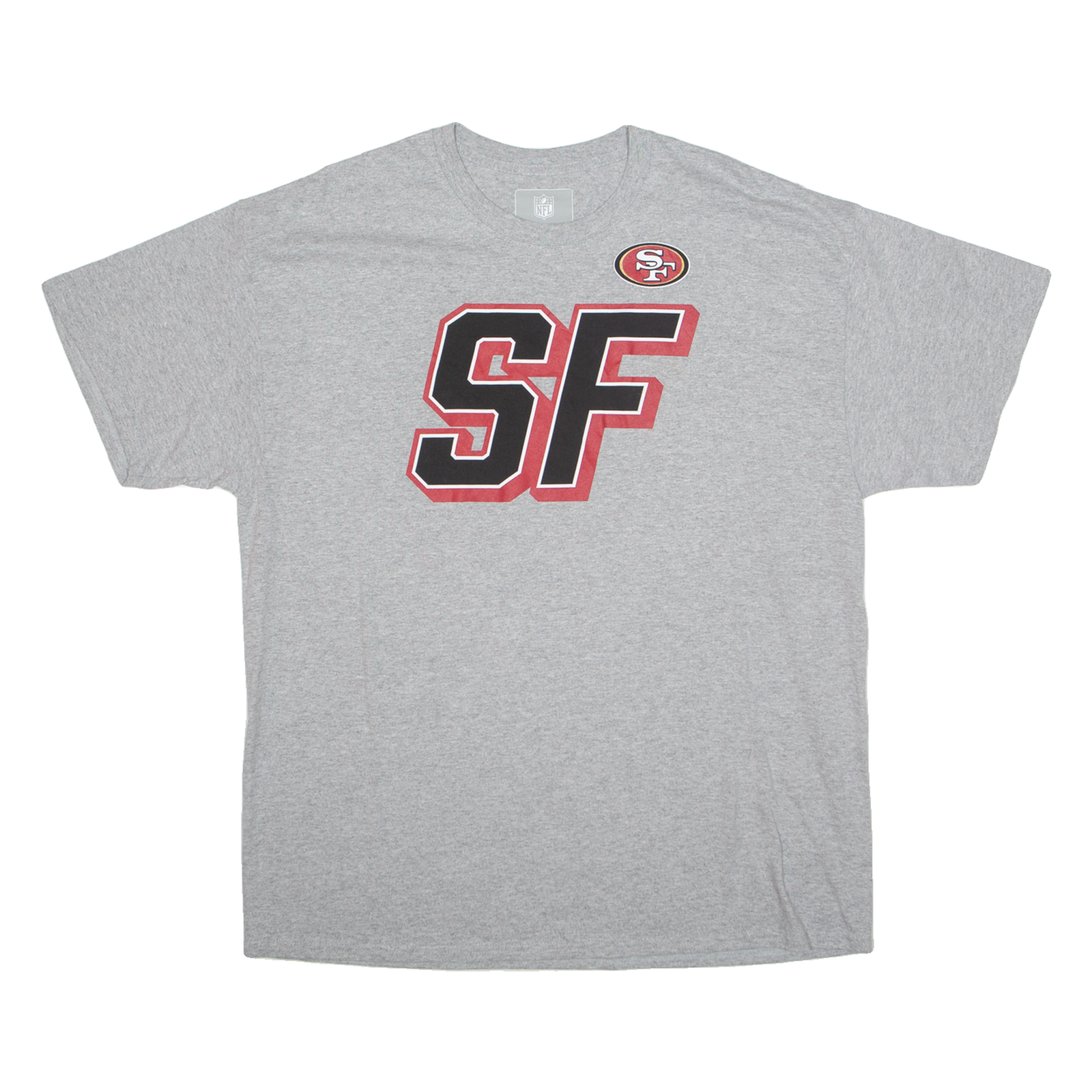 NFL San Francisco 49ers Mens T-Shirt Grey USA XL Refurbished - N/A refurbished available on Cerqular