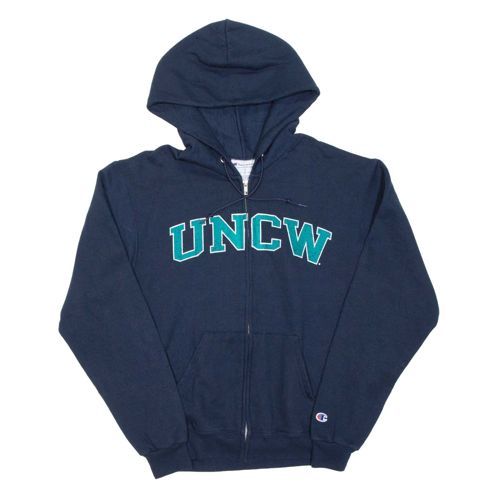 CHAMPION Mens Blue Hoodie Full Zip USA S Refurbished - N/A refurbished available on Cerqular