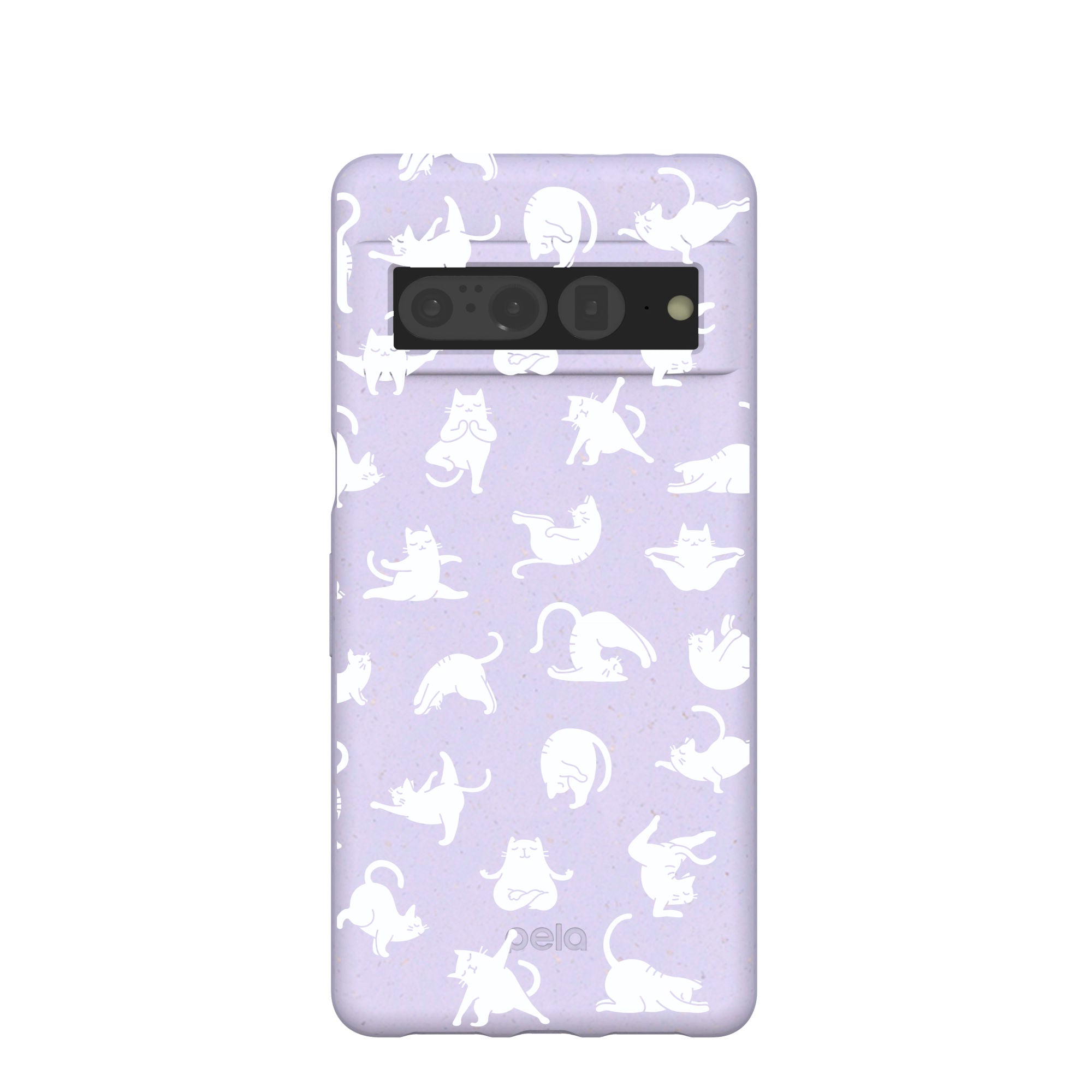 Buy Lavender Yoga Cat Google Pixel 7 Pro Case Refurbished - $65.00 Lavender Yoga Cat Google Pixel 7 Pro Case Refurbished - Pela Case refurbished available on Cerqular