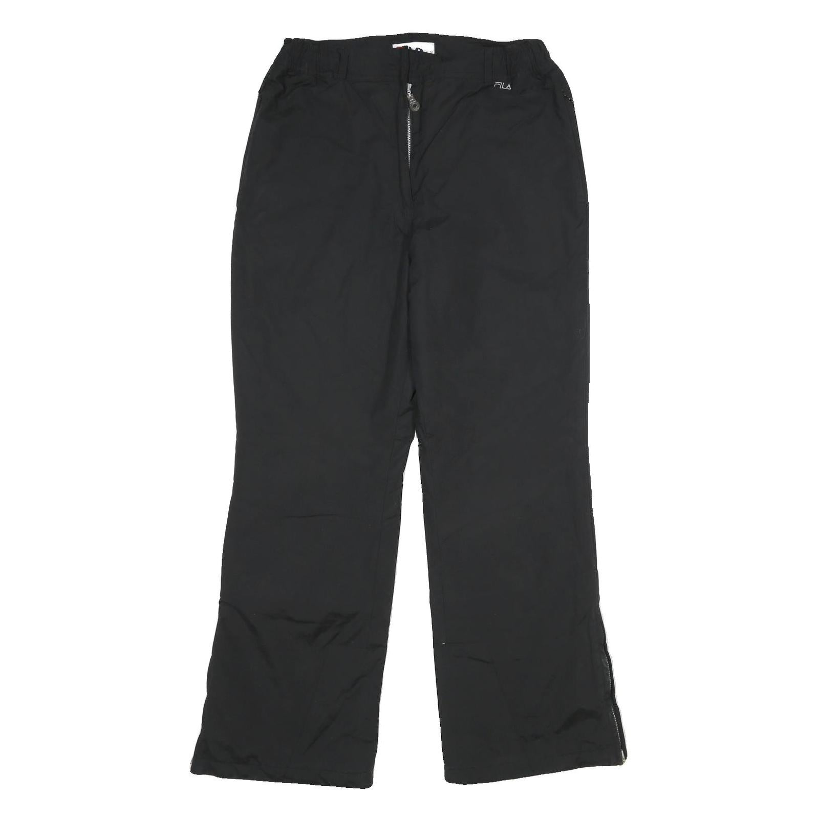 Buy FILA Lined Womens Black Cotton Blend Regular Fit Straight Leg Trousers W30 L32 Refurbished - $33.79 FILA Lined Womens Black Cotton Blend Regular Fit Straight Leg Trousers W30 L32 Refurbished - N/A refurbished available on Cerqular