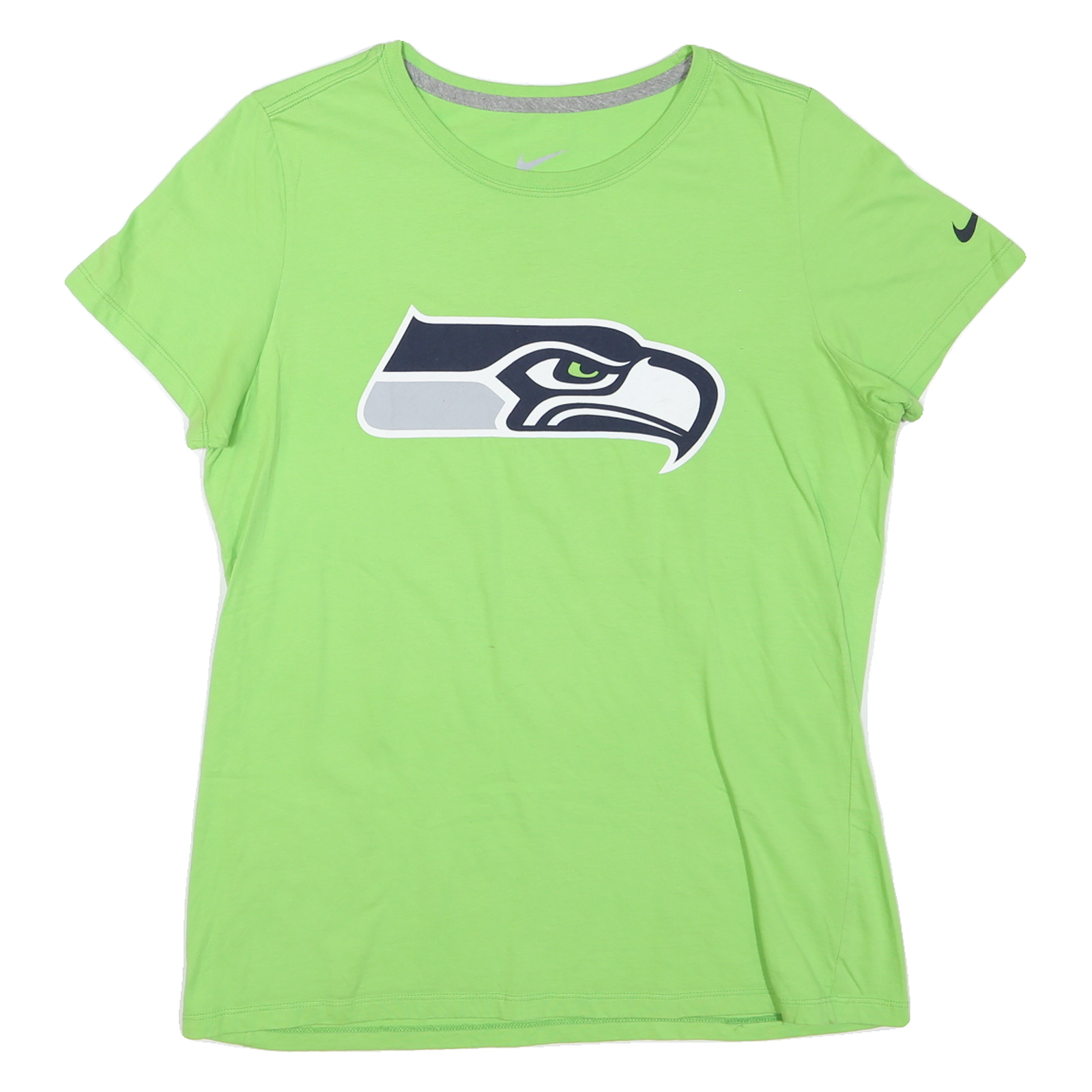 NIKE Womens Green Seattle Seahawks Graphic T-Shirt XL Short Sleeve Crew Neck Refurbished - N/A refurbished available on Cerqular