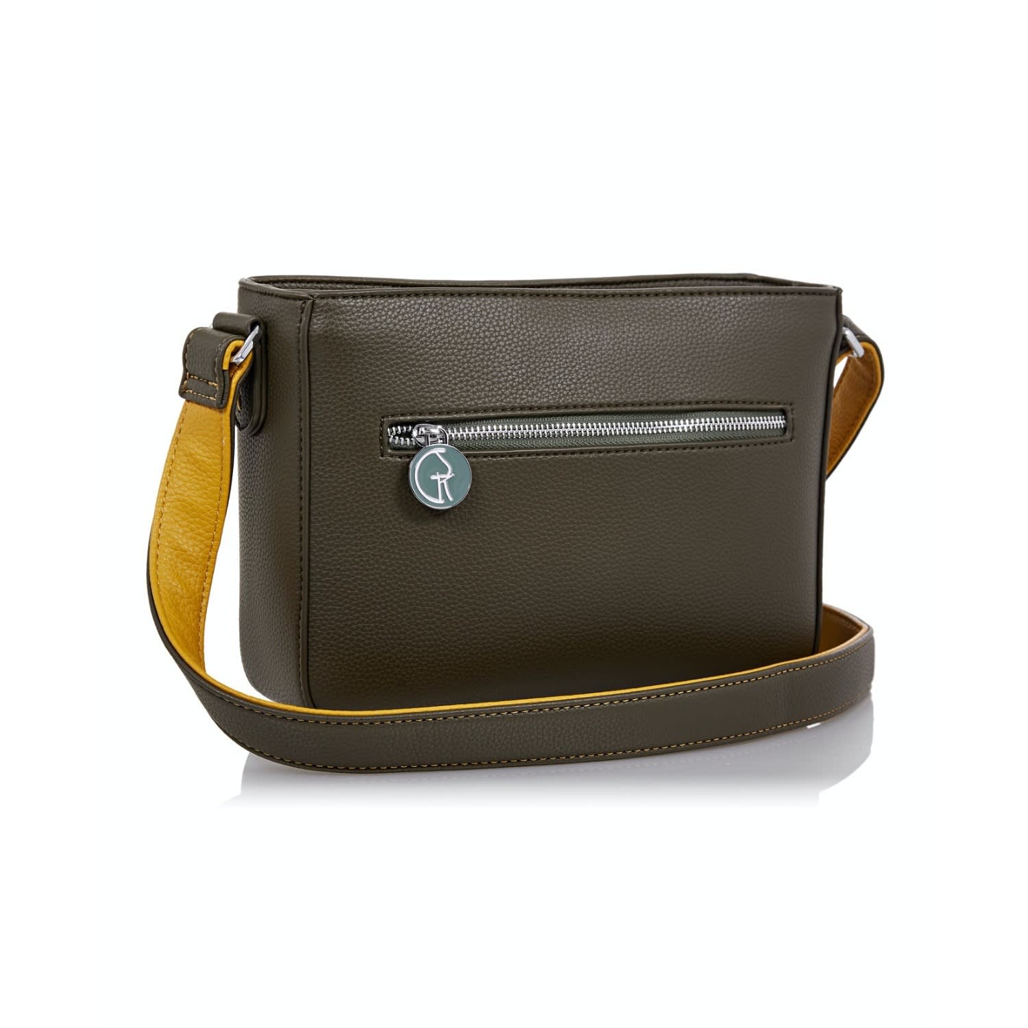 Cross-Body Vegan Handbag In Green & Yellow Refurbished - The Morphbag by GSK refurbished available on Cerqular