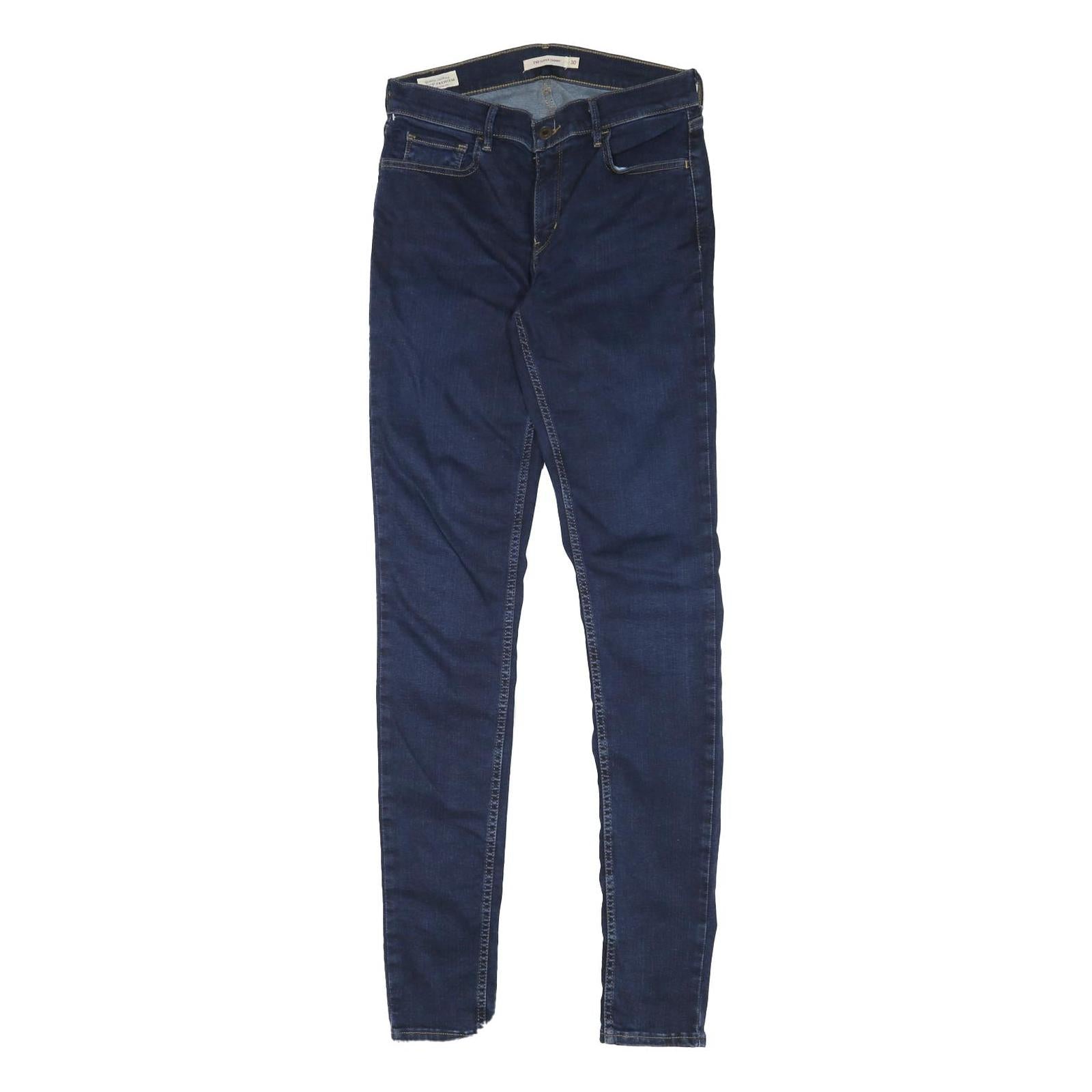 LEVI'S 710 Womens Jeans Blue Slim Skinny Denim Medium W27 L33 Stylish Stretch Refurbished - N/A refurbished available on Cerqular