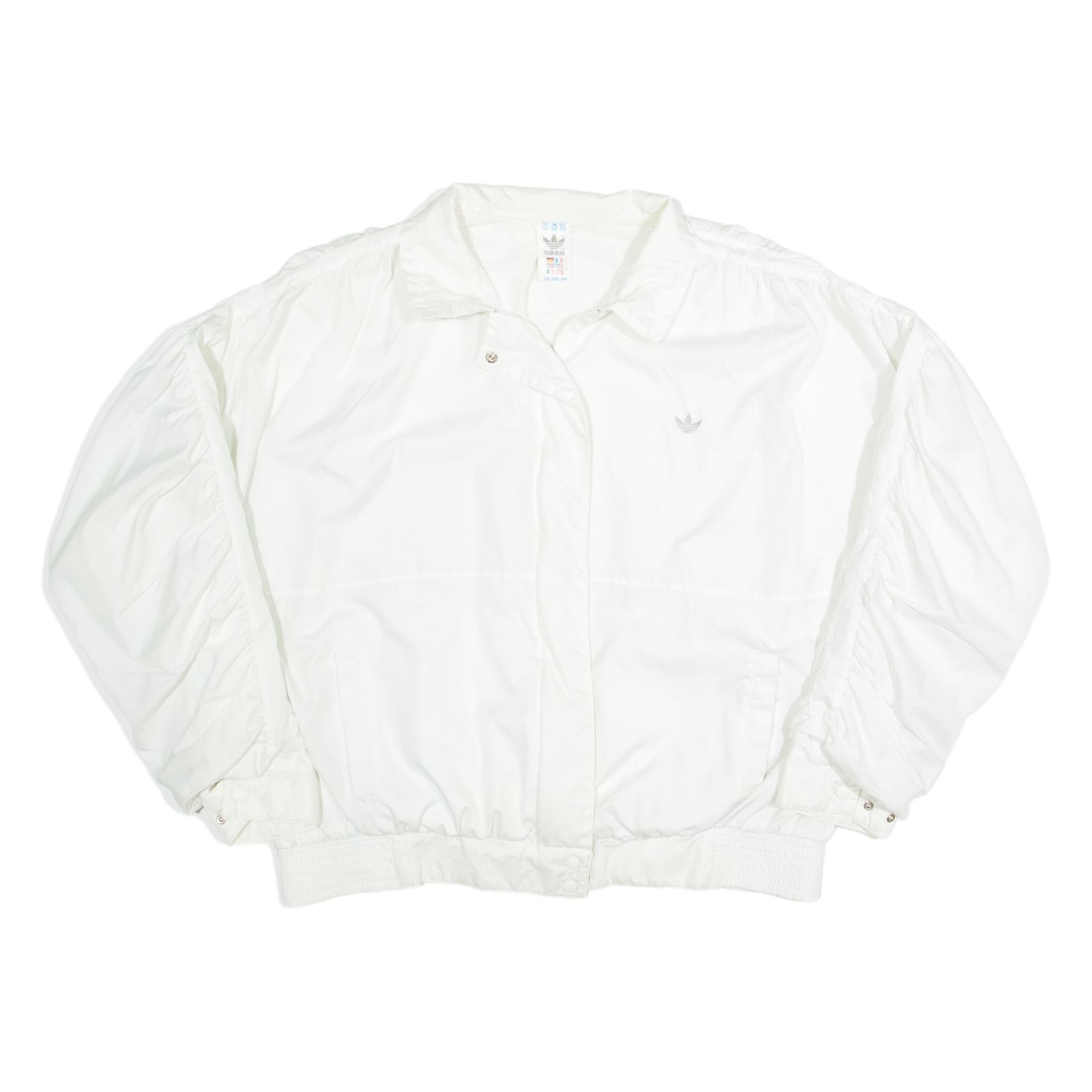 ADIDAS Towelling Lined Womens Shell Jacket White L Refurbished - N/A refurbished available on Cerqular
