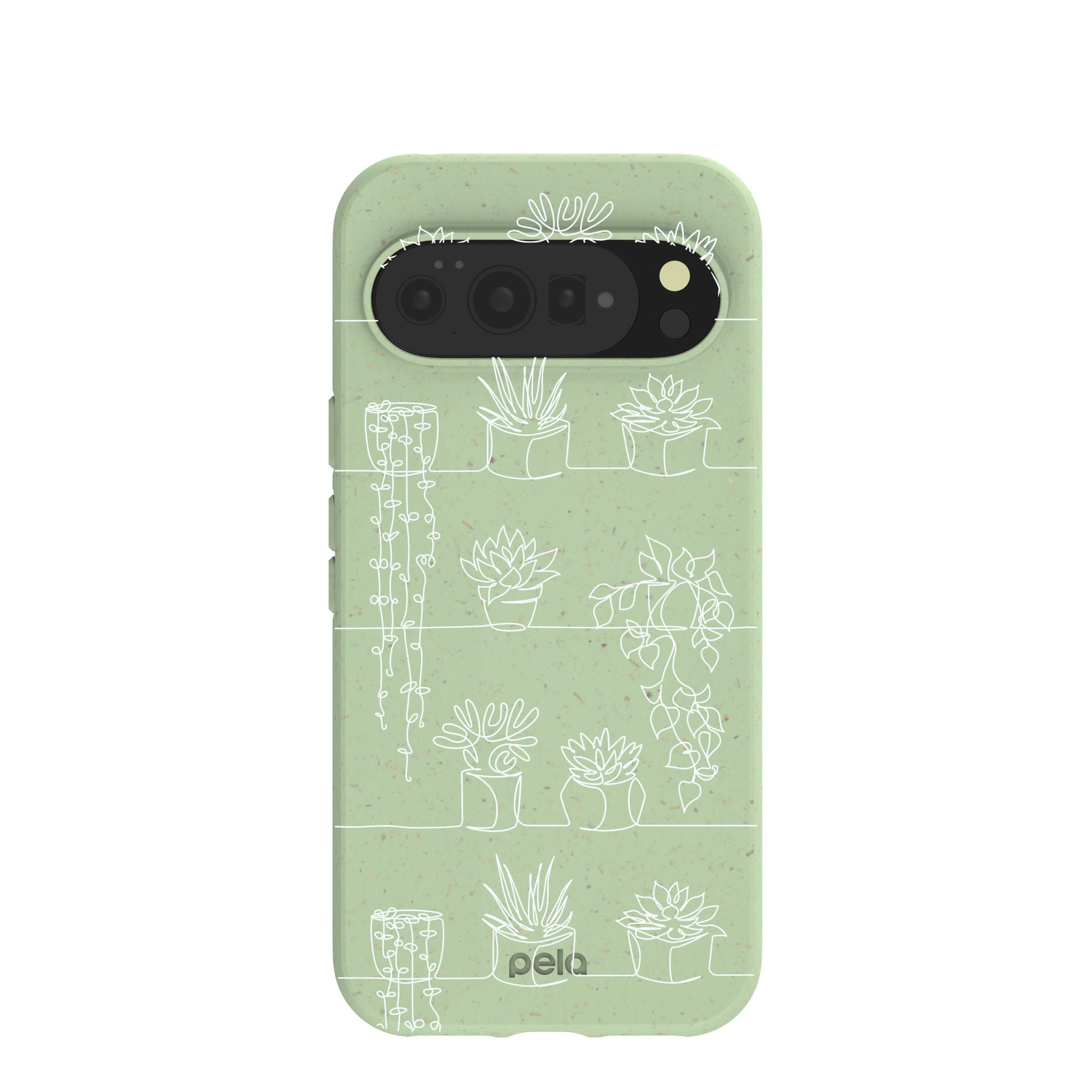 Sage Green Green Cascade Google Pixel 10 Pro XL Case Refurbished - Pela Case refurbished available on Cerqular