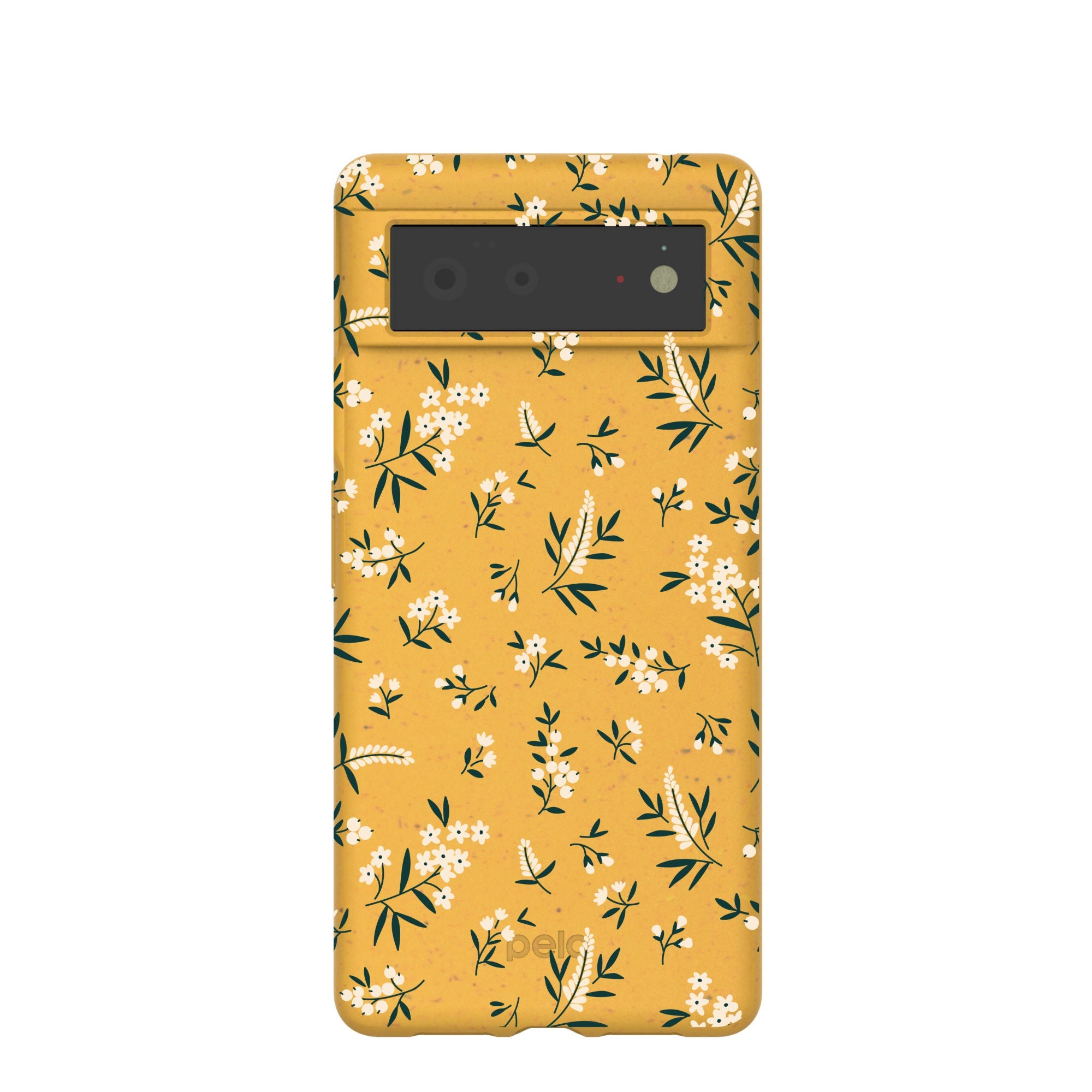 Honey White Posies Google Pixel 6 Case Refurbished - Pela Case refurbished available on Cerqular